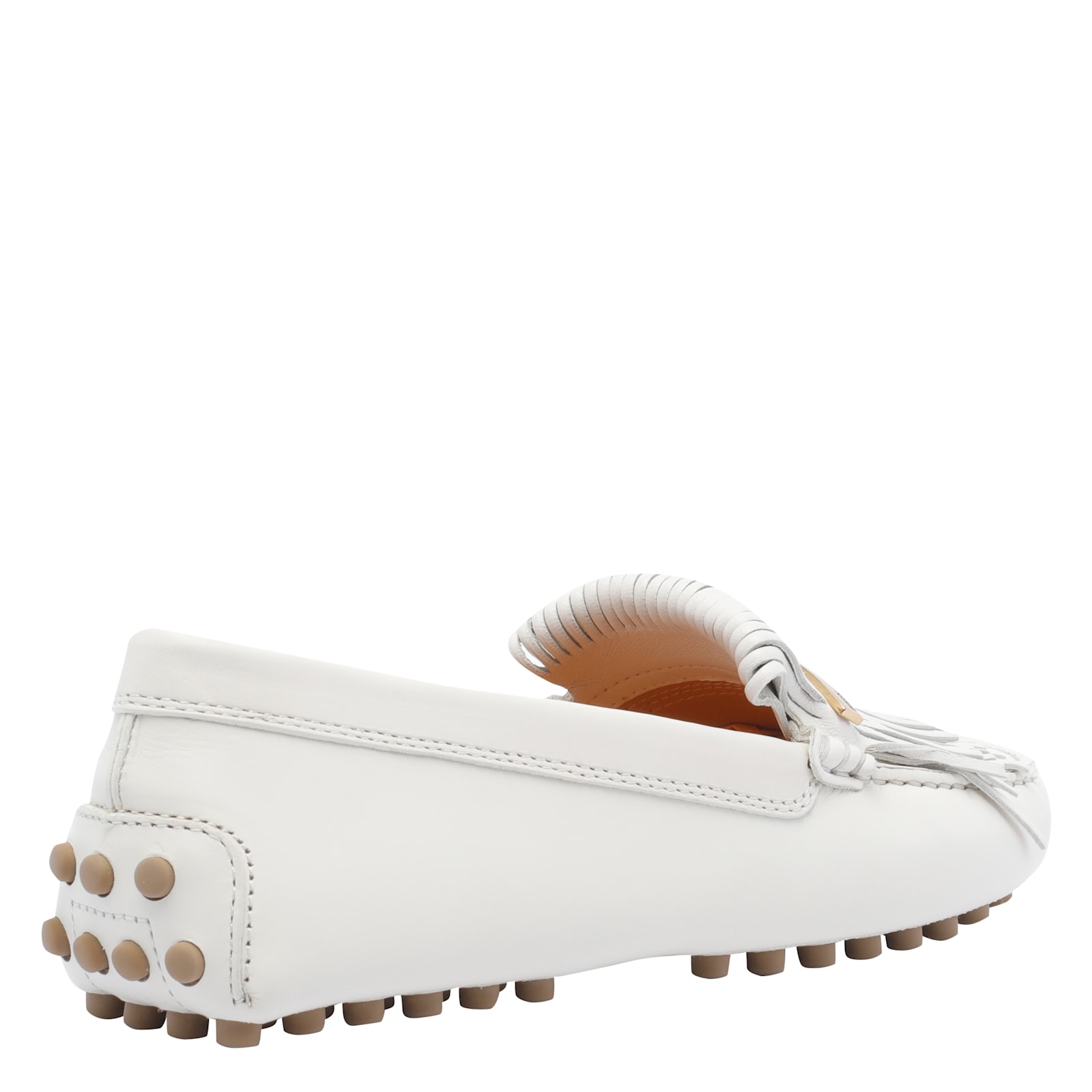Tod's Gommino Loafers In White