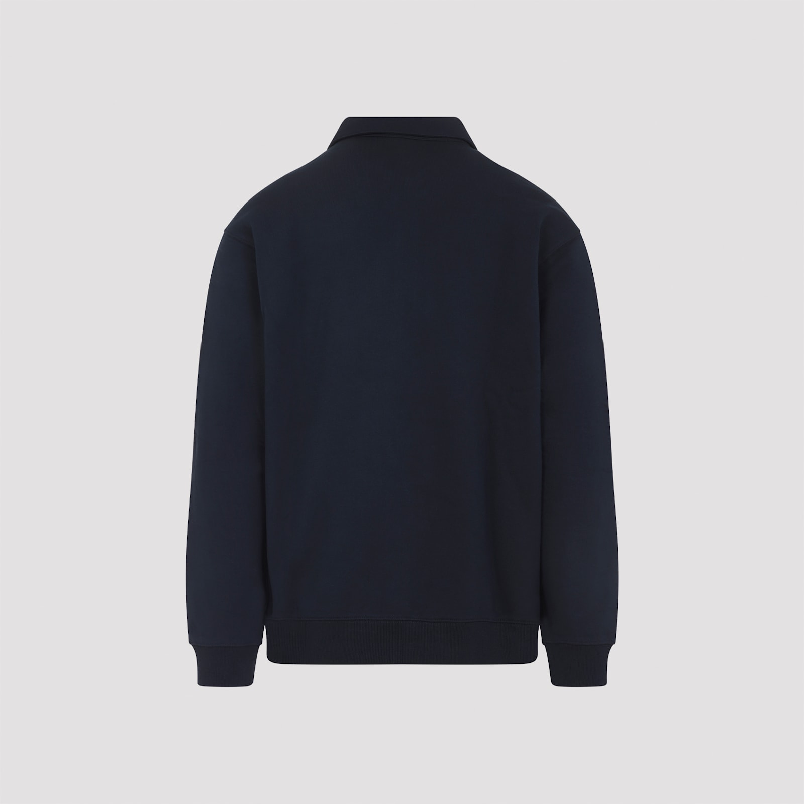 Carhartt Work In Progress French Terry Polo Sweatshirt In Blue