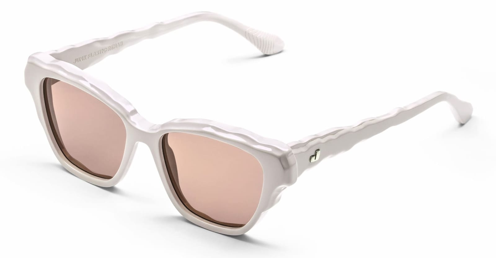 Junk Plastic Rehab Jargon - Ghost Sunglasses In Pink
