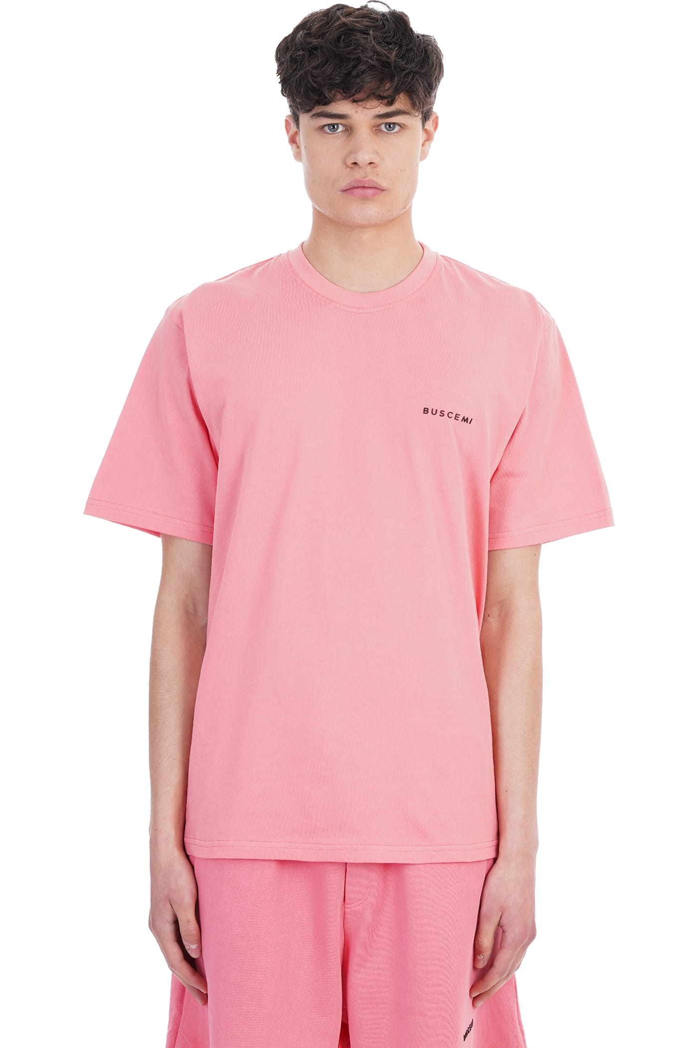 Buscemi T-shirt In Rose-pink Cotton