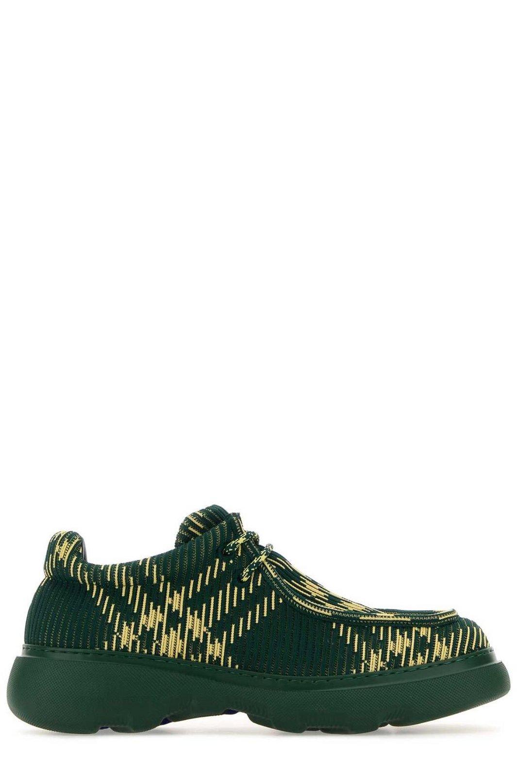Ekd Check-printed Lace-up Derby Shoes