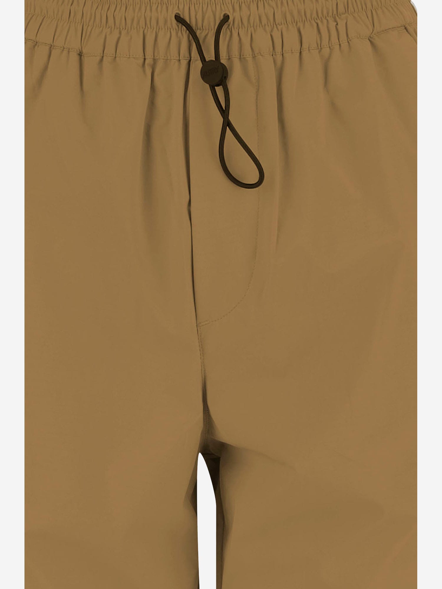 Autry Nylon Jogging Pants With Drawstring In Brown