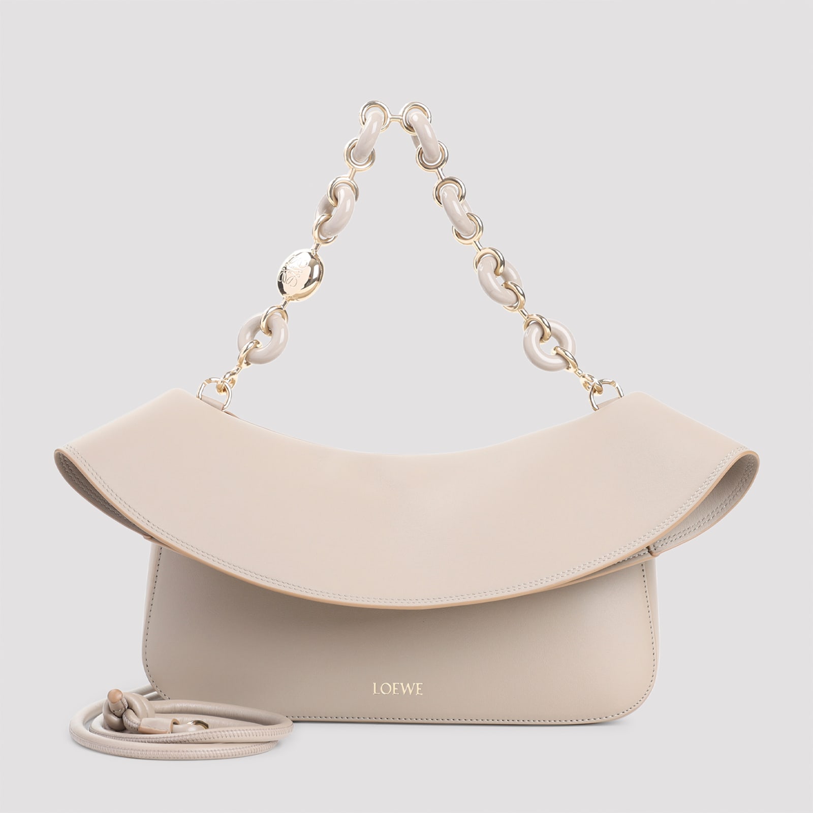 Loewe Sand Ola Medium Shoulder Bag In Pink