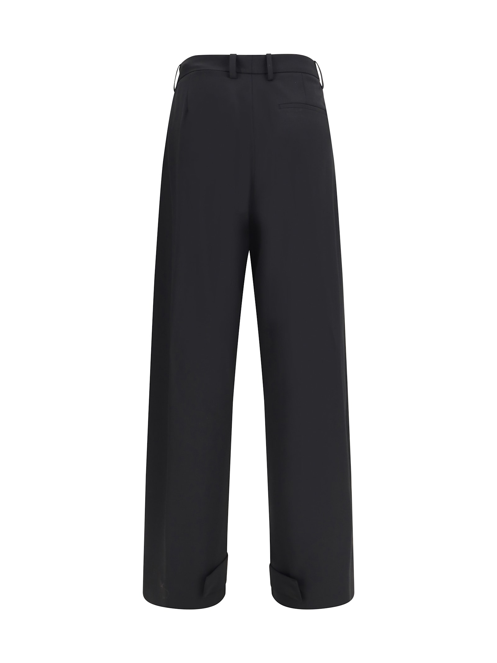 Moncler Genius Moncler X Ee72 Trousers By Edward Enninful In Stretch Technical Wool In Black