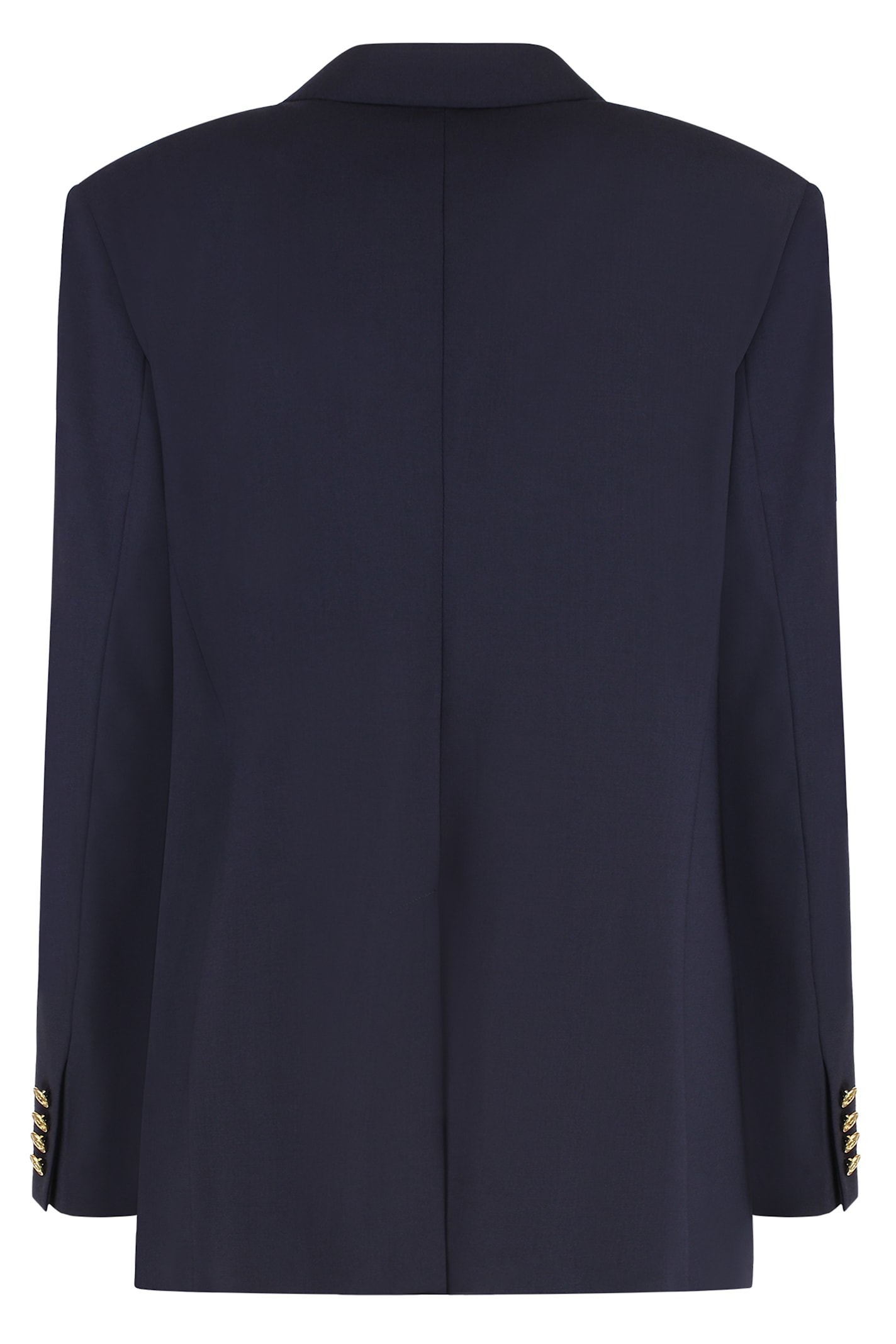 Polo Ralph Lauren Double-breasted Wool Blazer In Blue