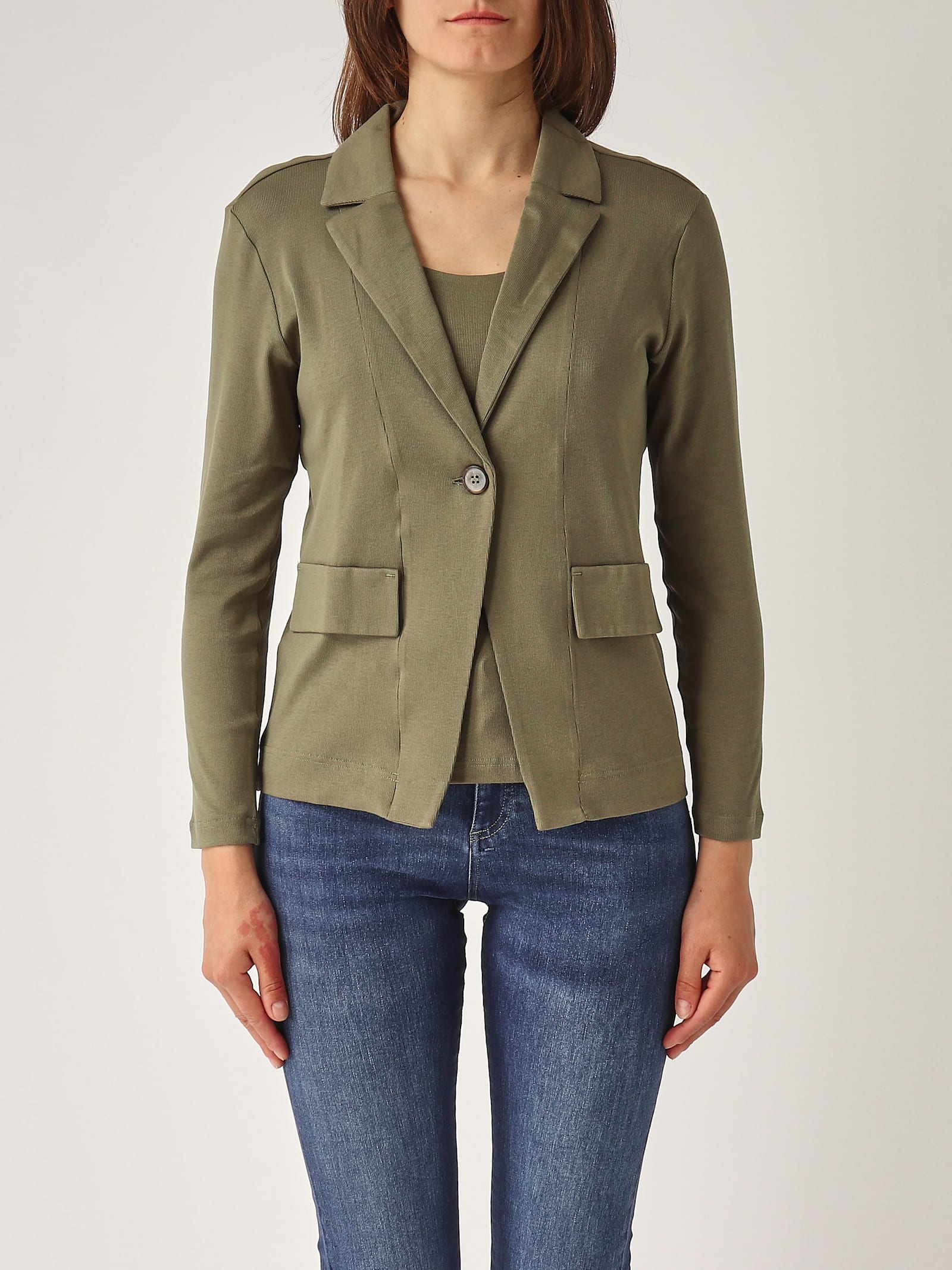 Gran Sasso Twinset Giacchina+canotta Jacket In Green