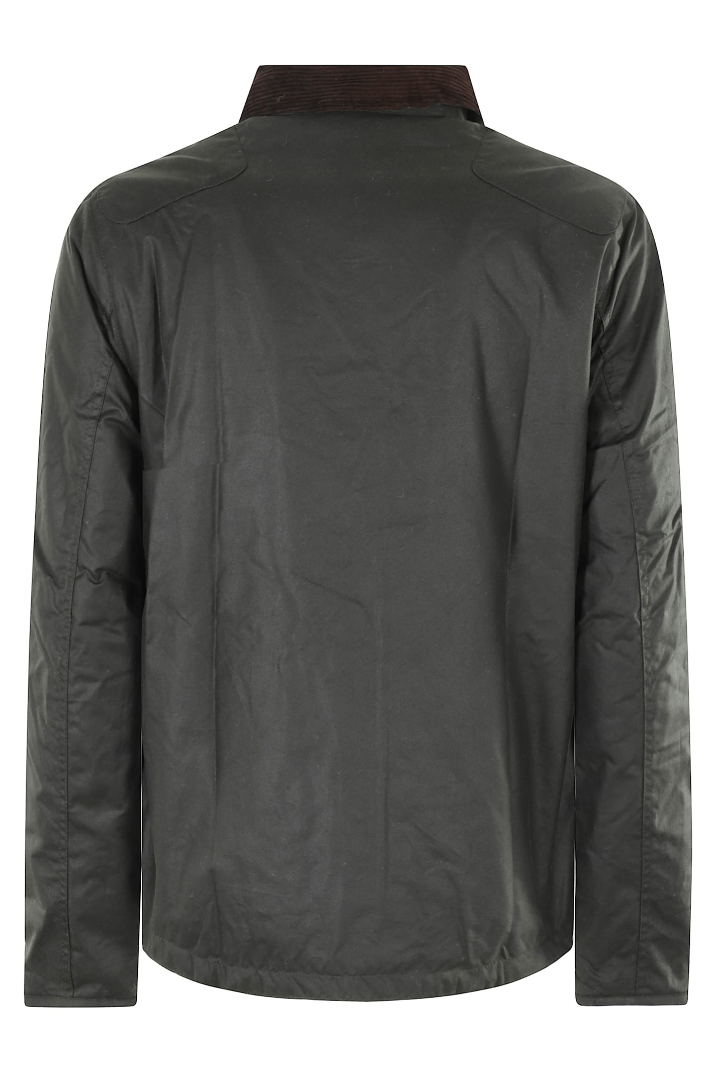 Barbour Reelin Wax Jacket In Green