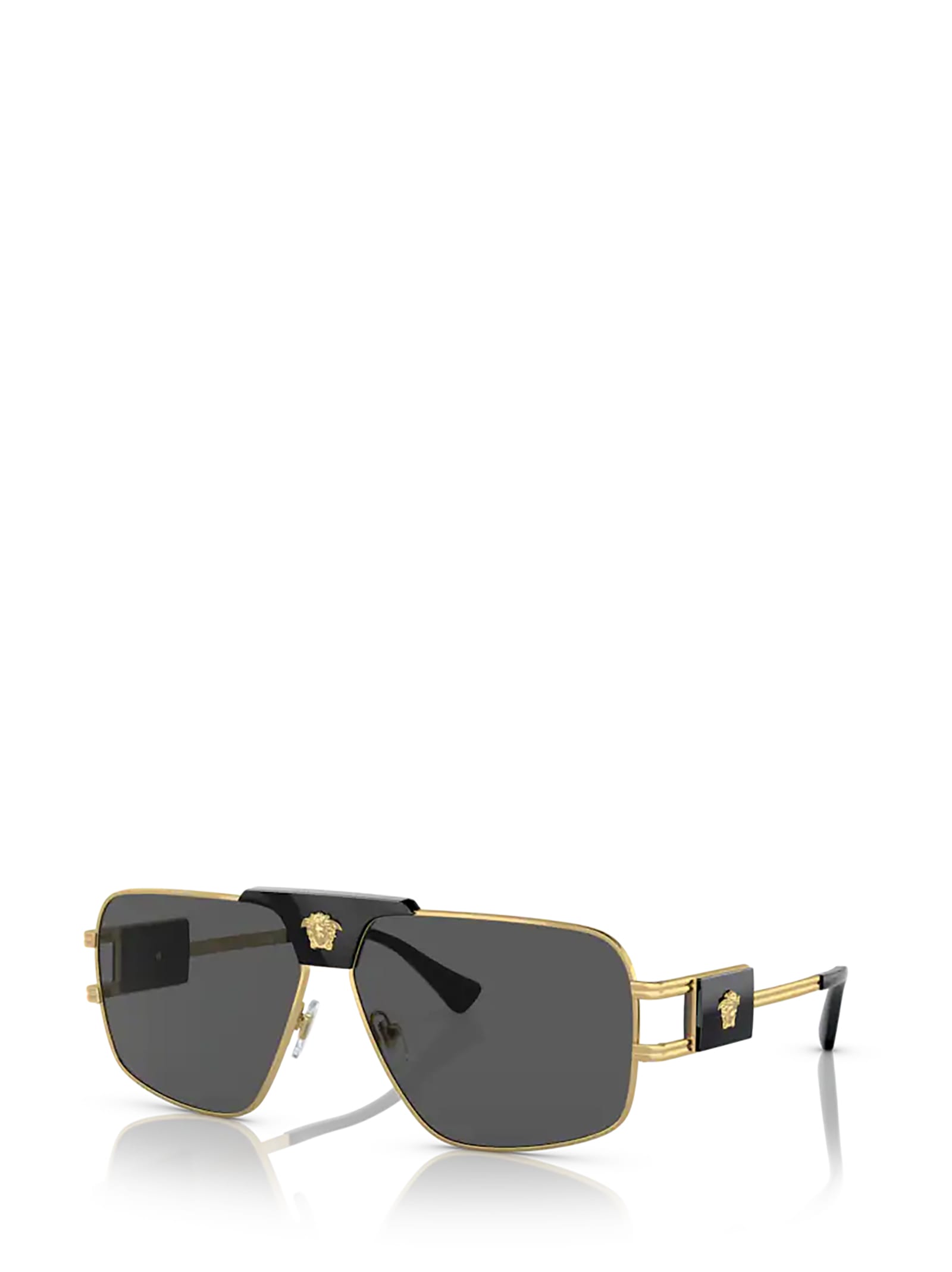 Shop Versace Ve2251 Gold Sunglasses