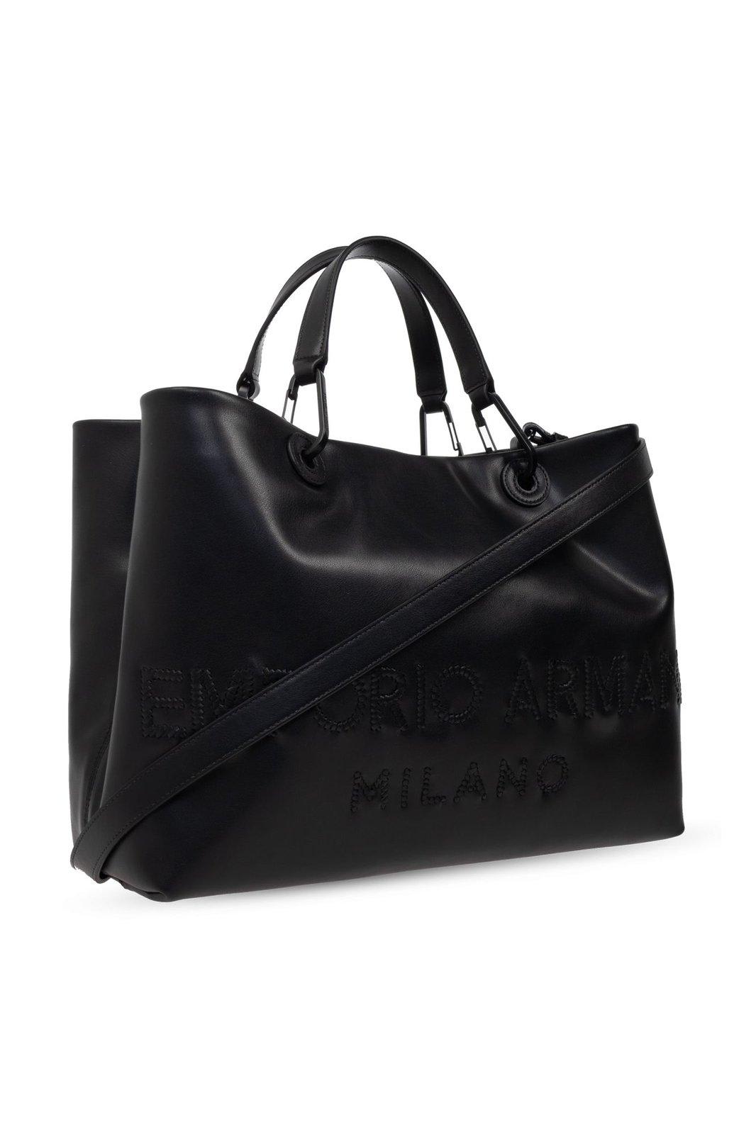 Emporio Armani Bag Type Shopper In Nero