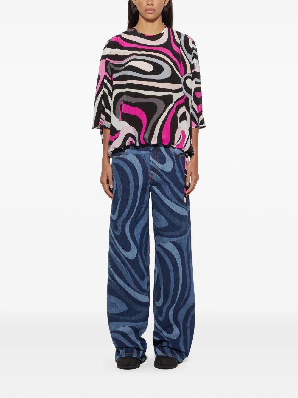 Pucci Abstract Print Top