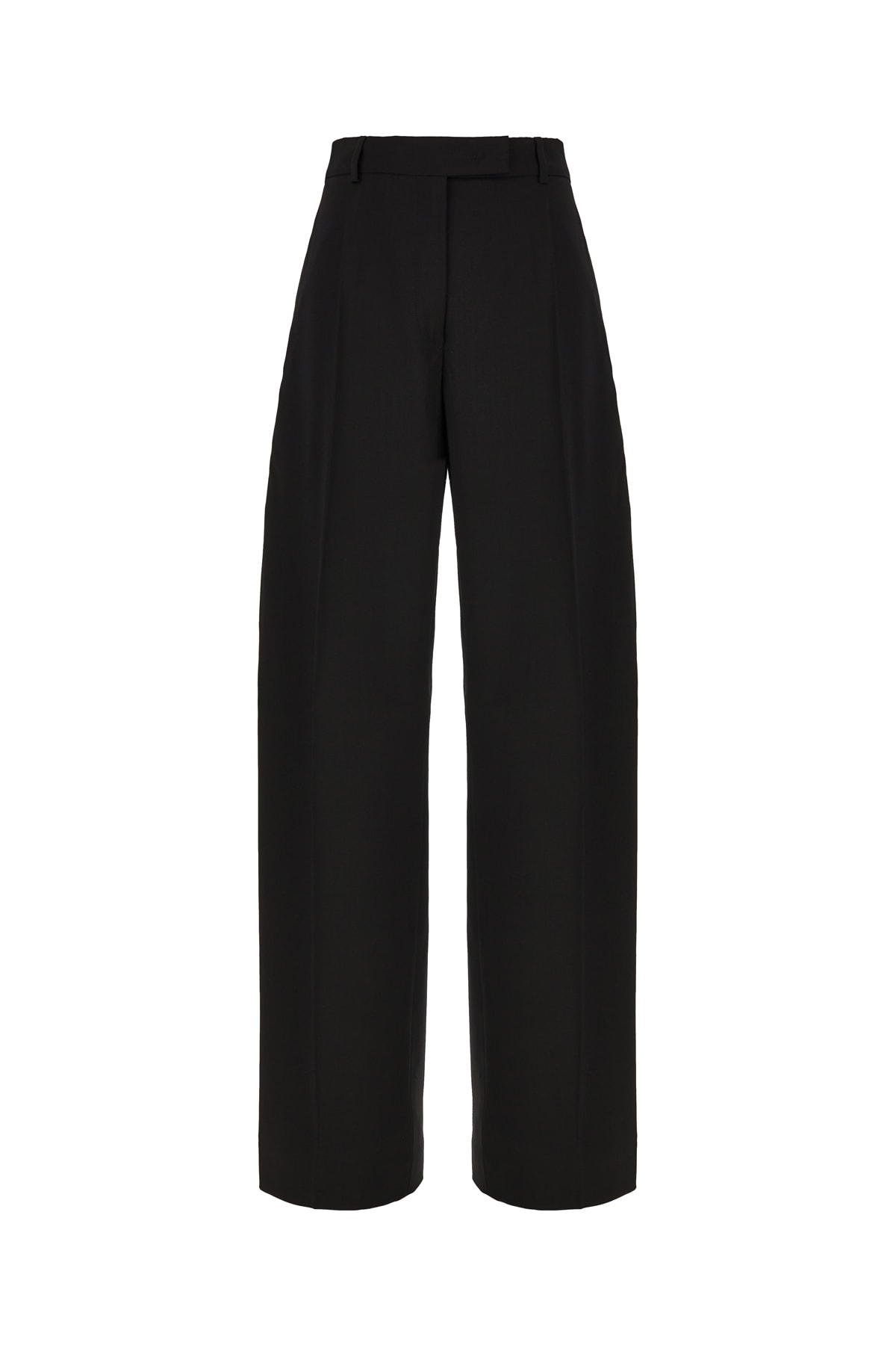 Shop Sportmax Black Wool Pants In Nero