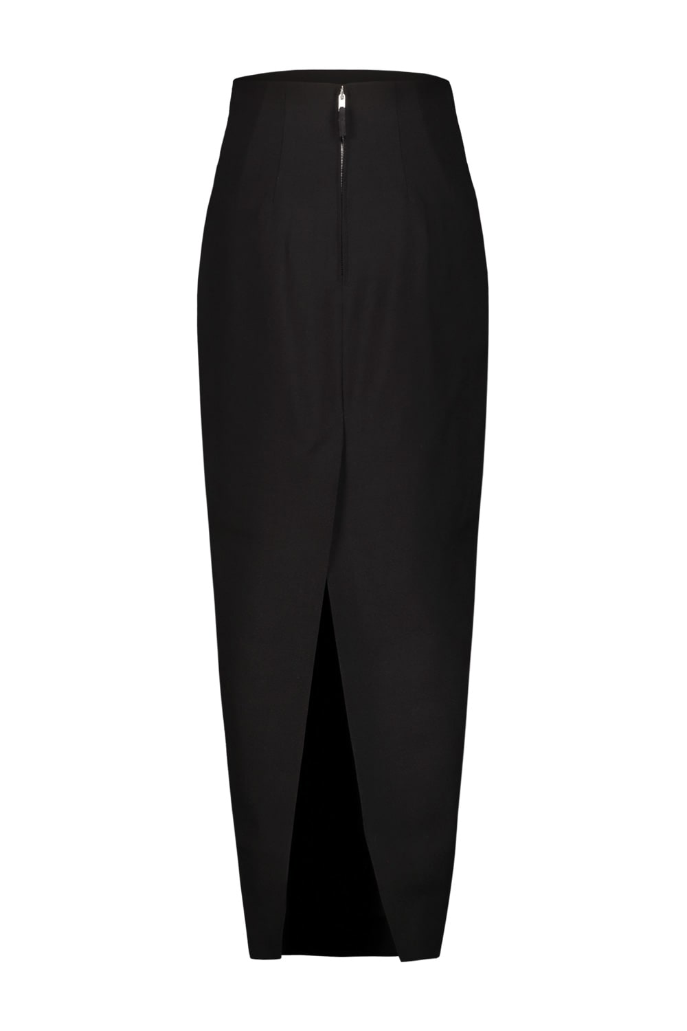 Shop Rick Owens Dirt Pillar Skirt In Black