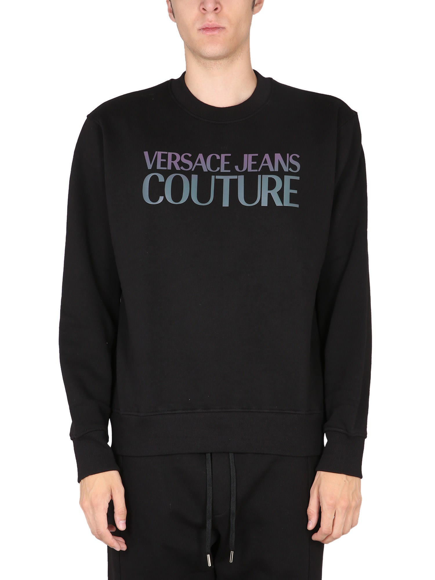 Crewneck Sweatshirt With Logo Versace