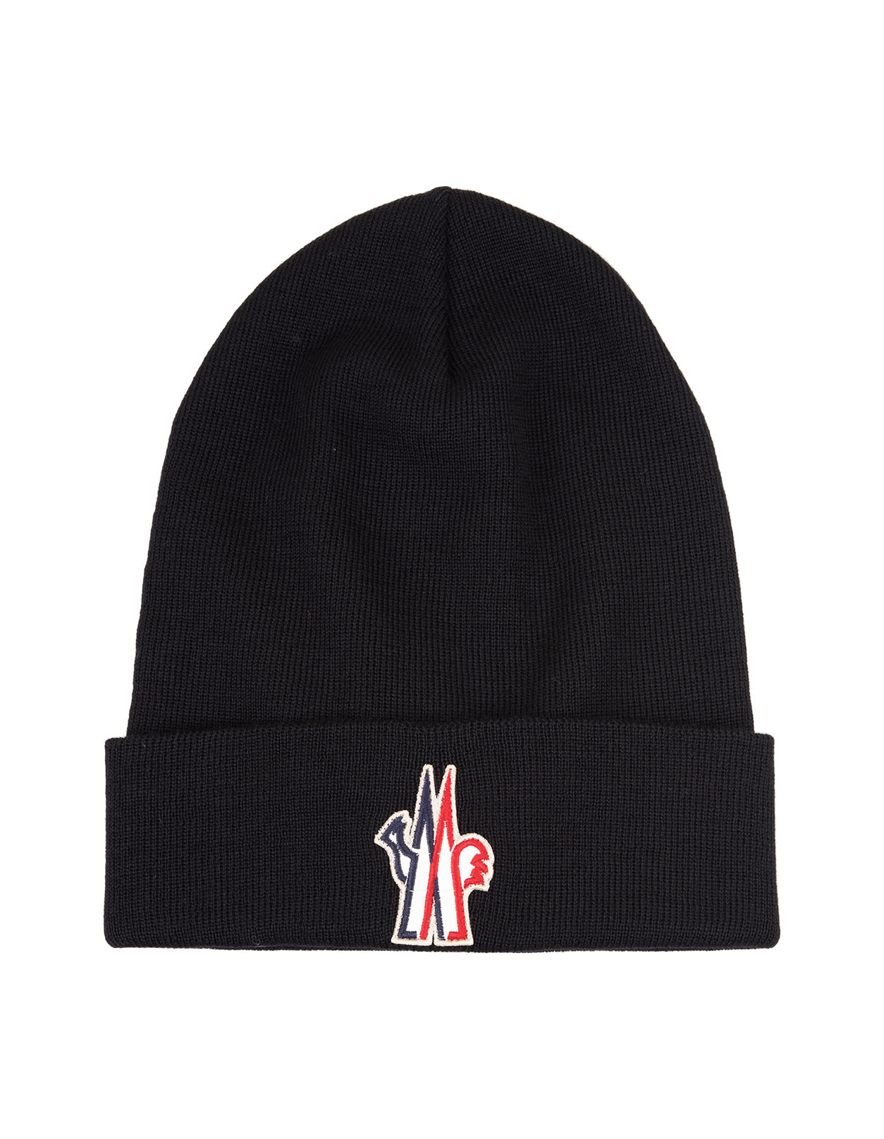 Shop Moncler Black Pure Wool Hat