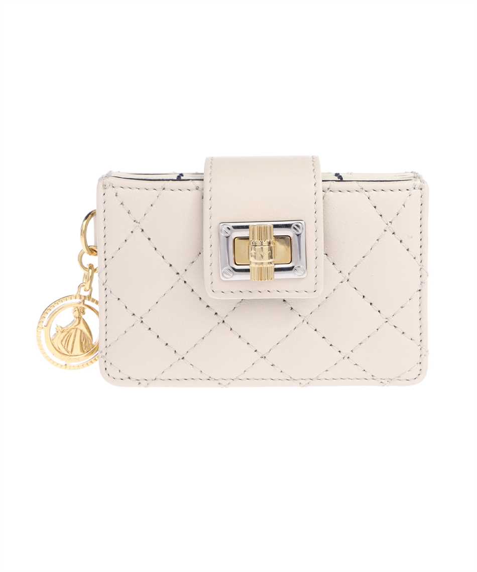 Lanvin Leather Card Holder In White