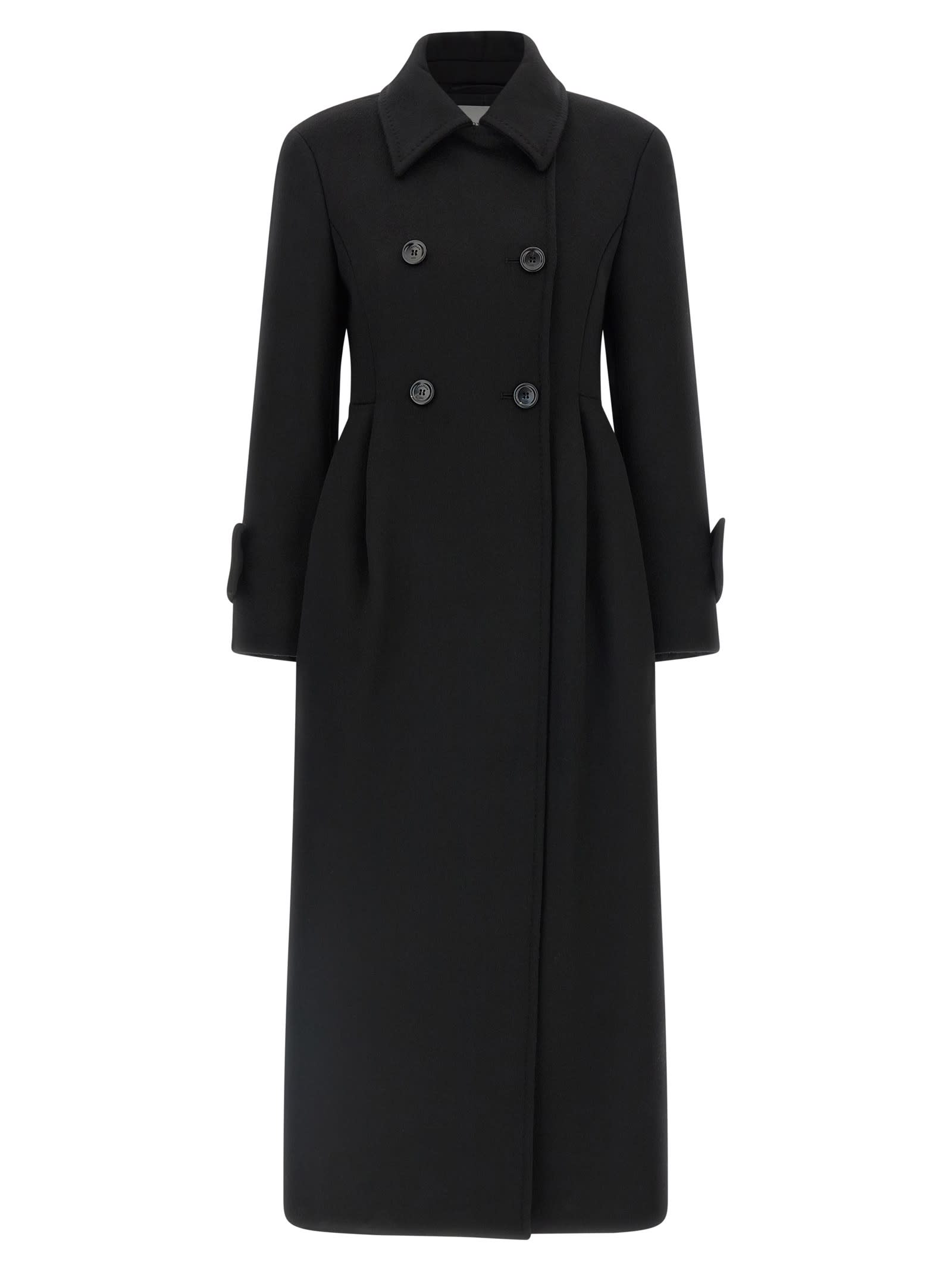 Max Mara Beati1234 Coat In Black