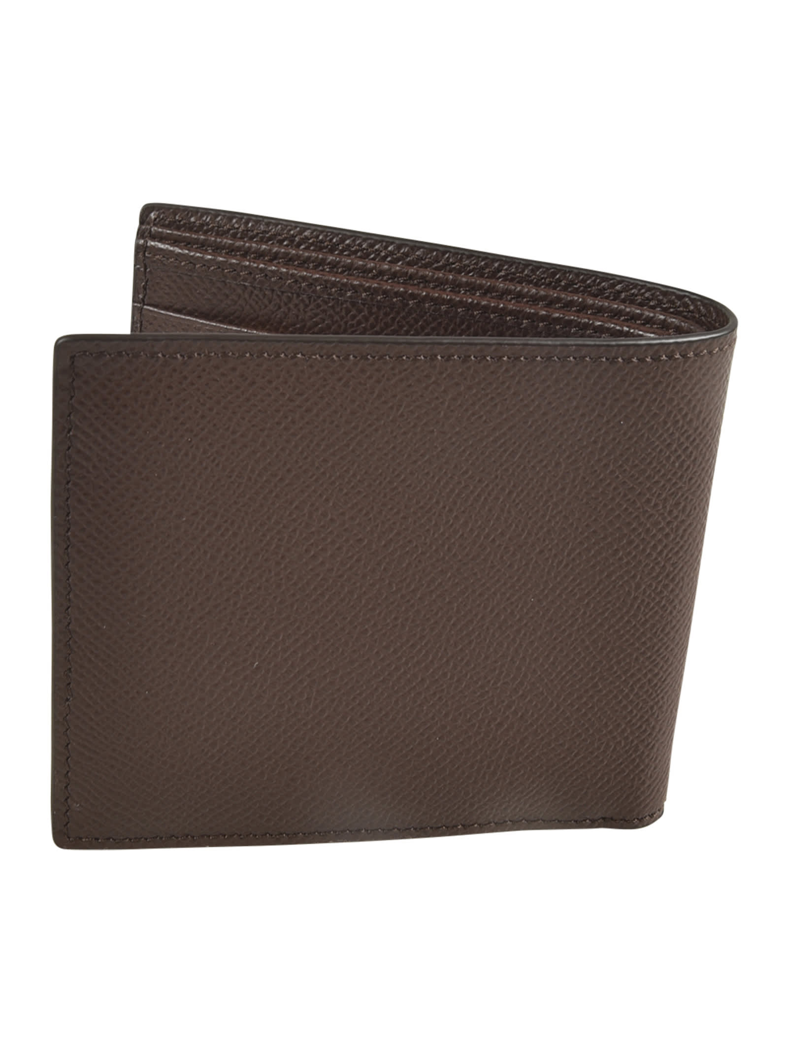 Tod's T Plaque Billfold Wallet In Brown