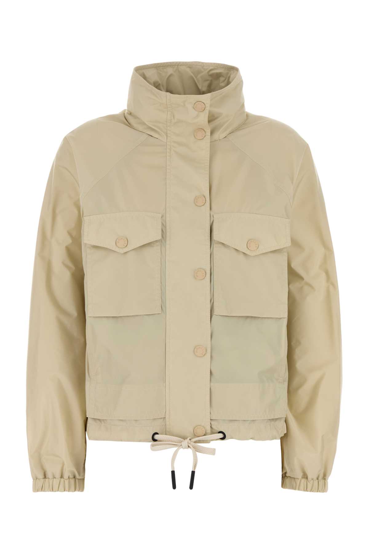 MONCLER SAND NYLON NOR WINDBREAKER 