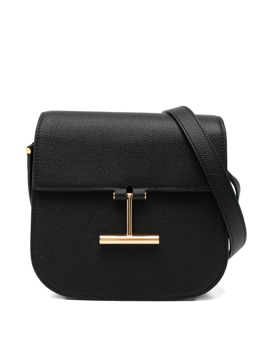 Tom Ford Tara Mini Leather Shoulder Bag Chain In Black