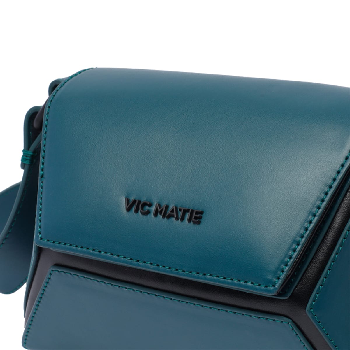 Shop Vic Matie Small Sofia Crossbody Bag In Blue