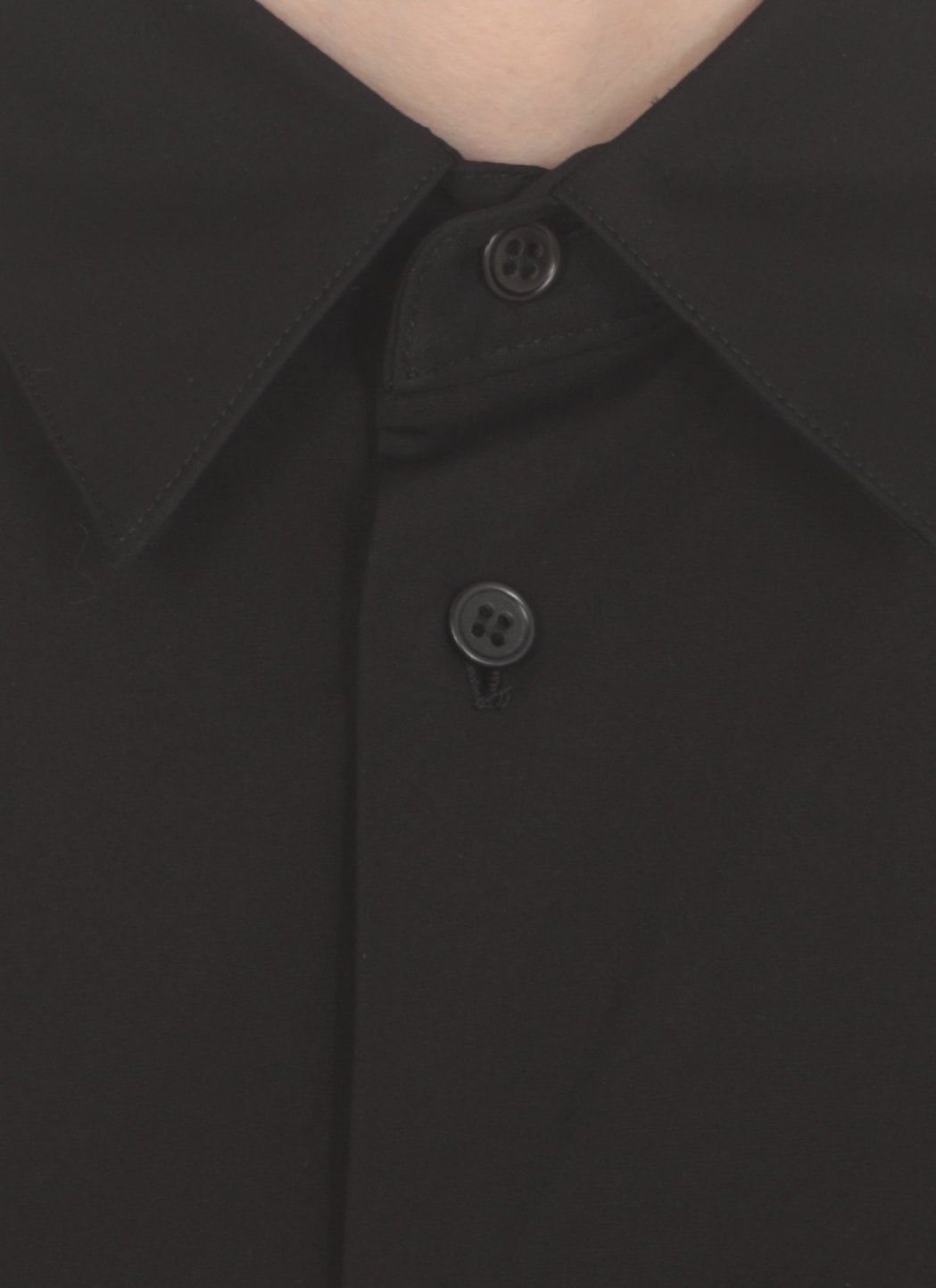 Shop Yohji Yamamoto Cotton Shirt In Black