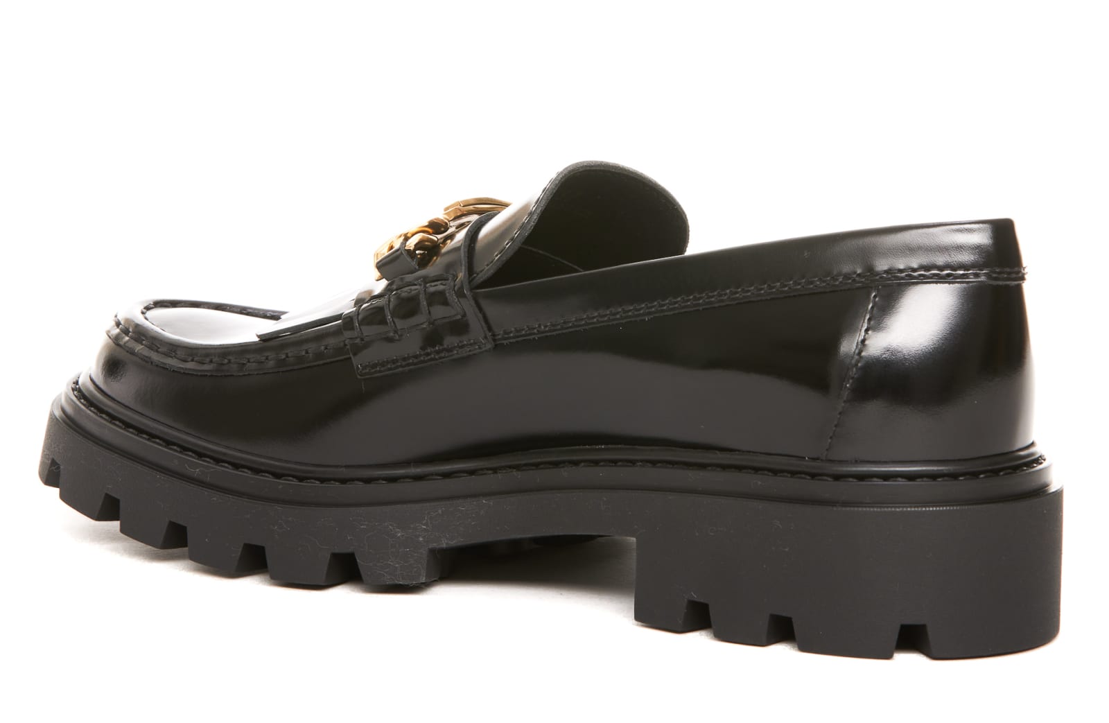 Shop Tod's Loafers In Black