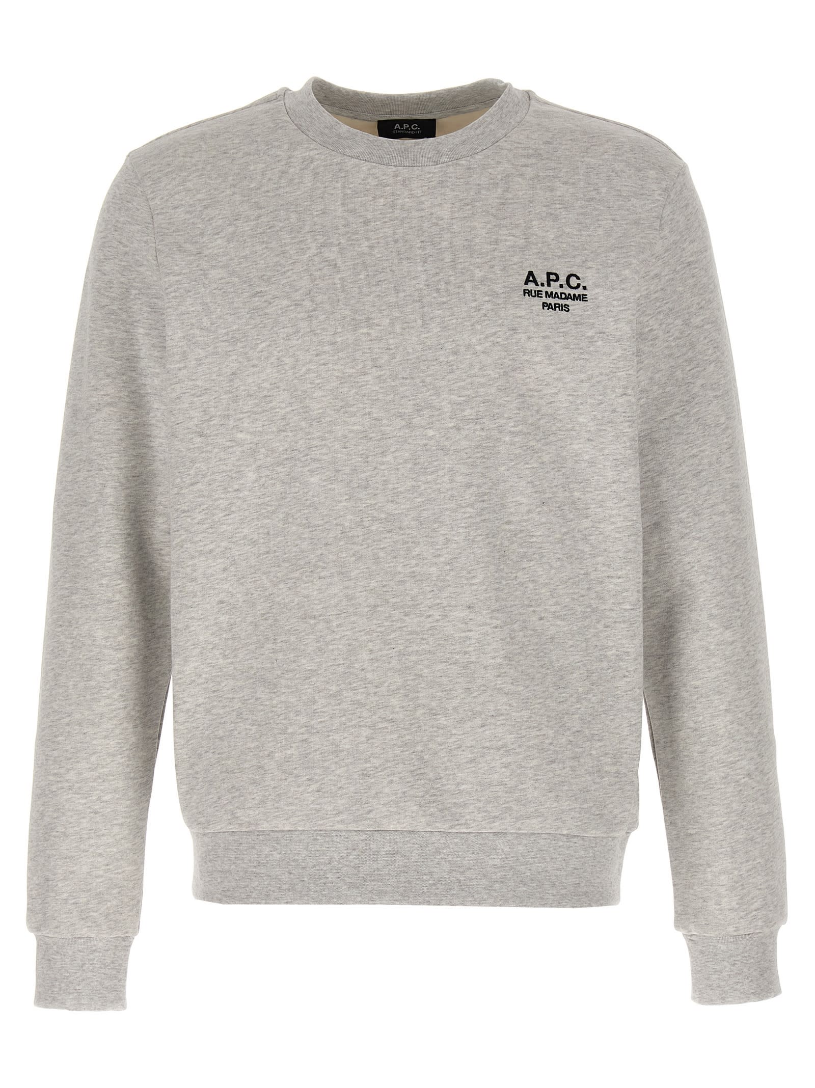 Shop Apc Rue Madame Sweatshirt In Gray