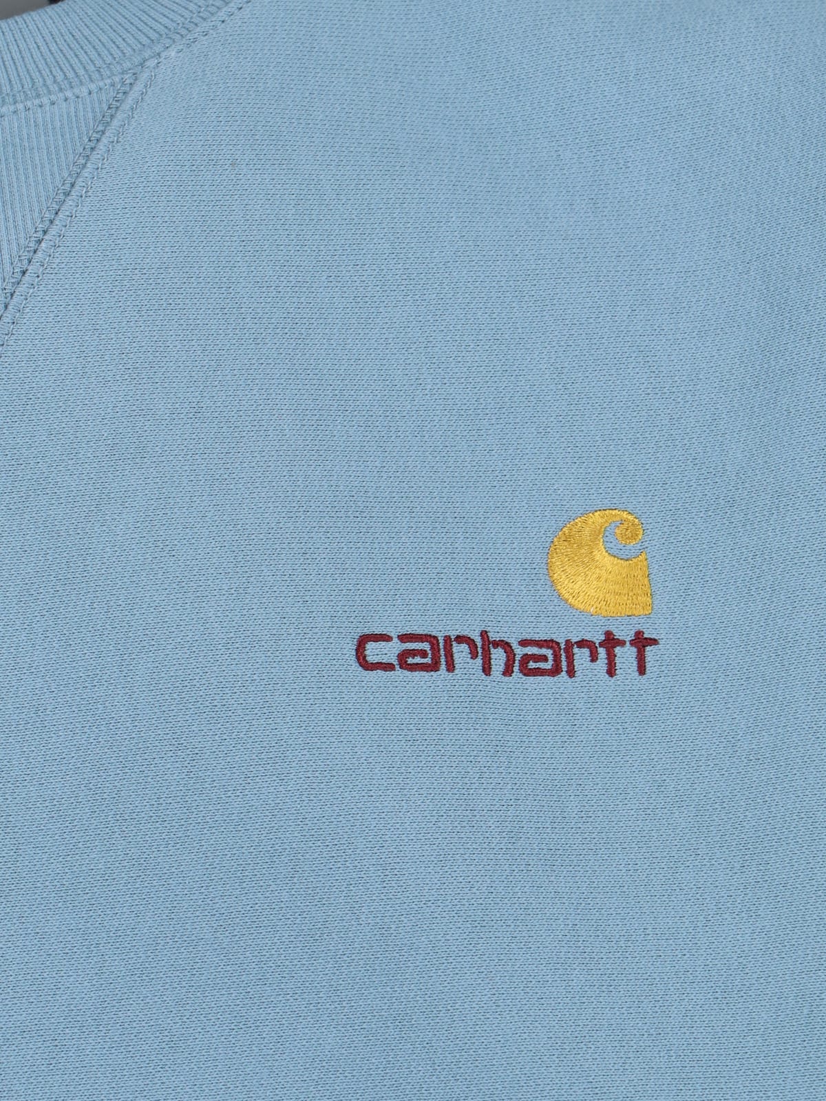 Carhartt American Script Crew Neck Sweatshirt In Blue