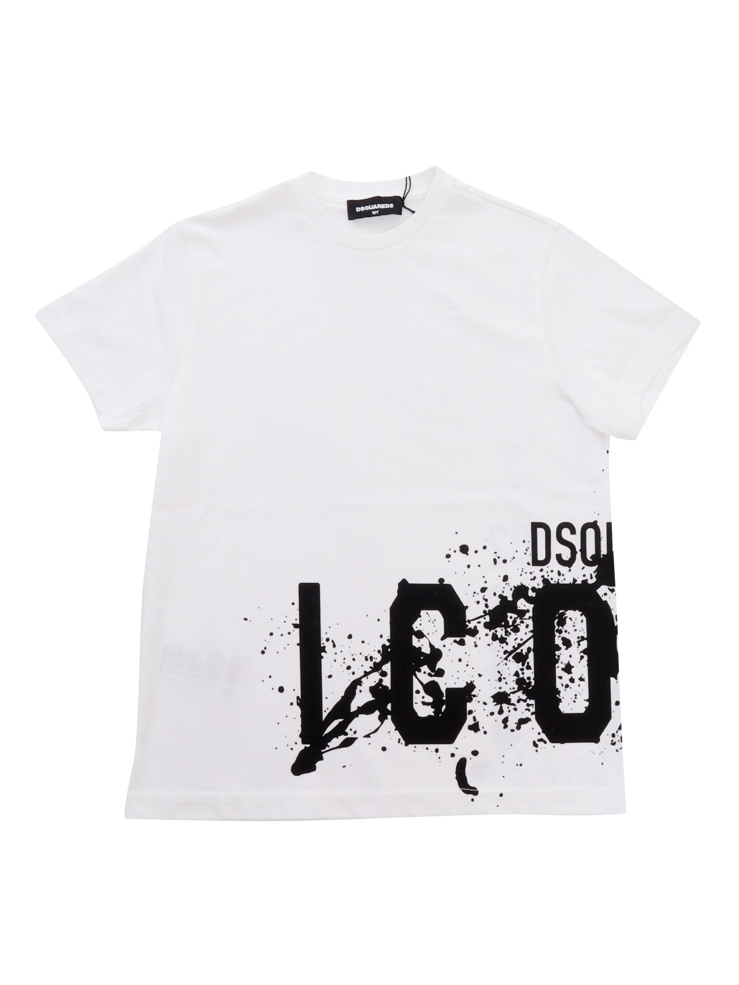 Shop Dsquared2 White T-shirt With Logo