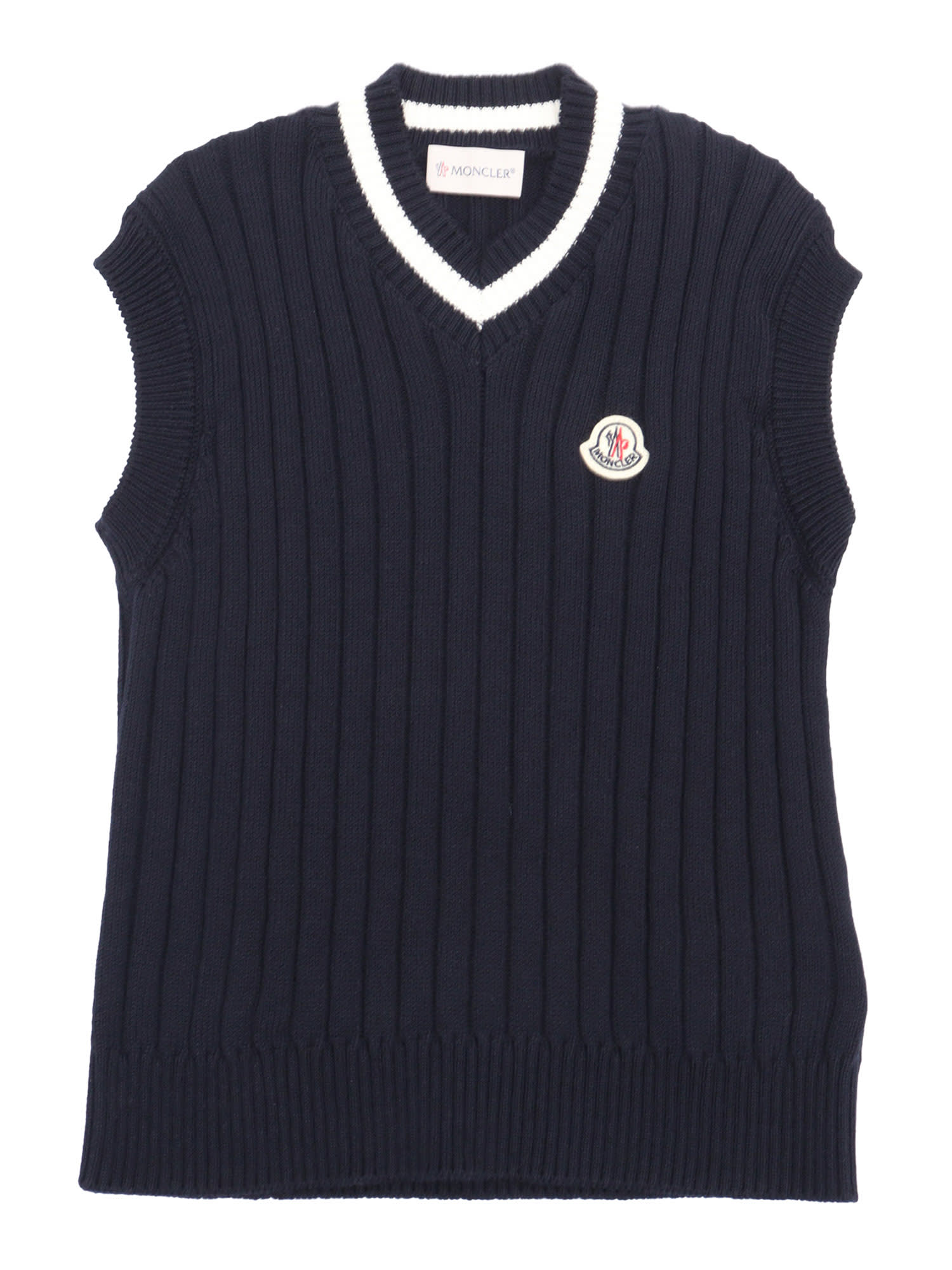 Moncler Vest In Blue