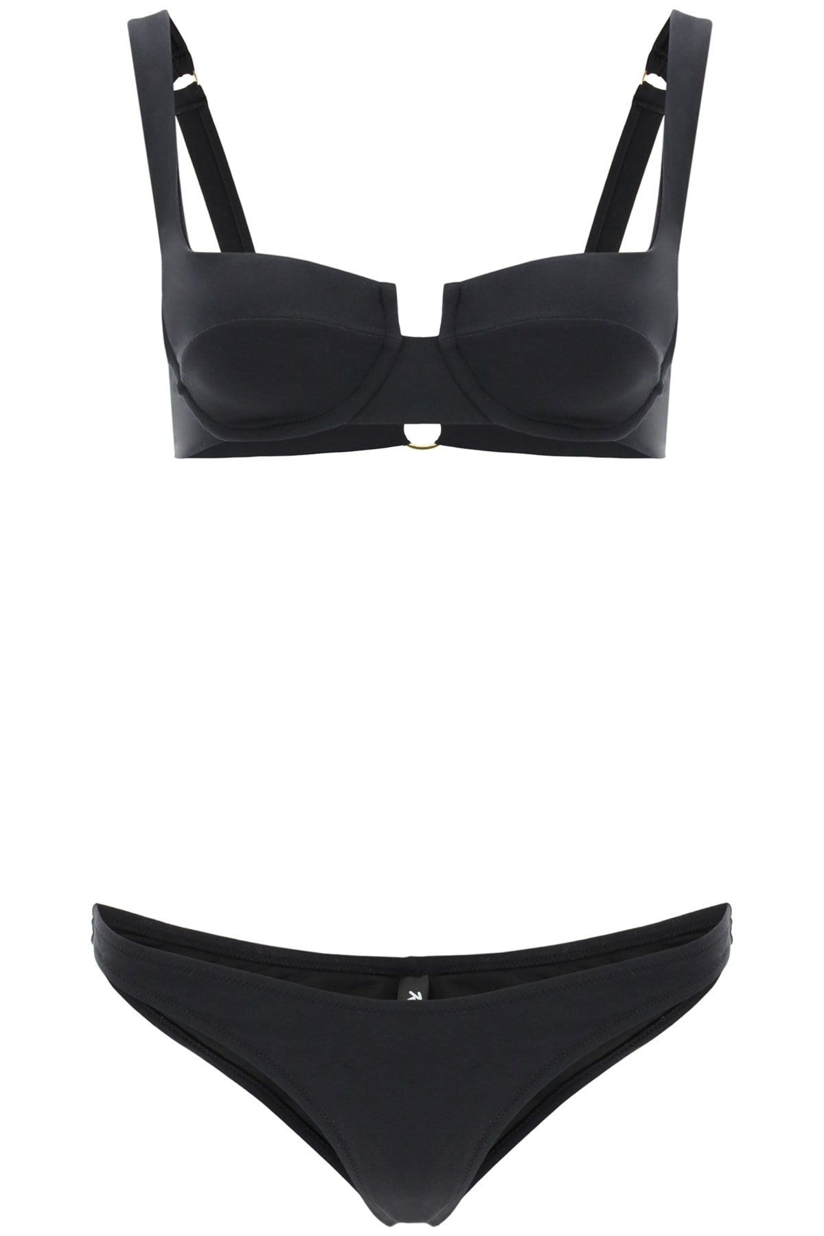 Reina Olga Brigette Square-neck Bikini In Black (black)