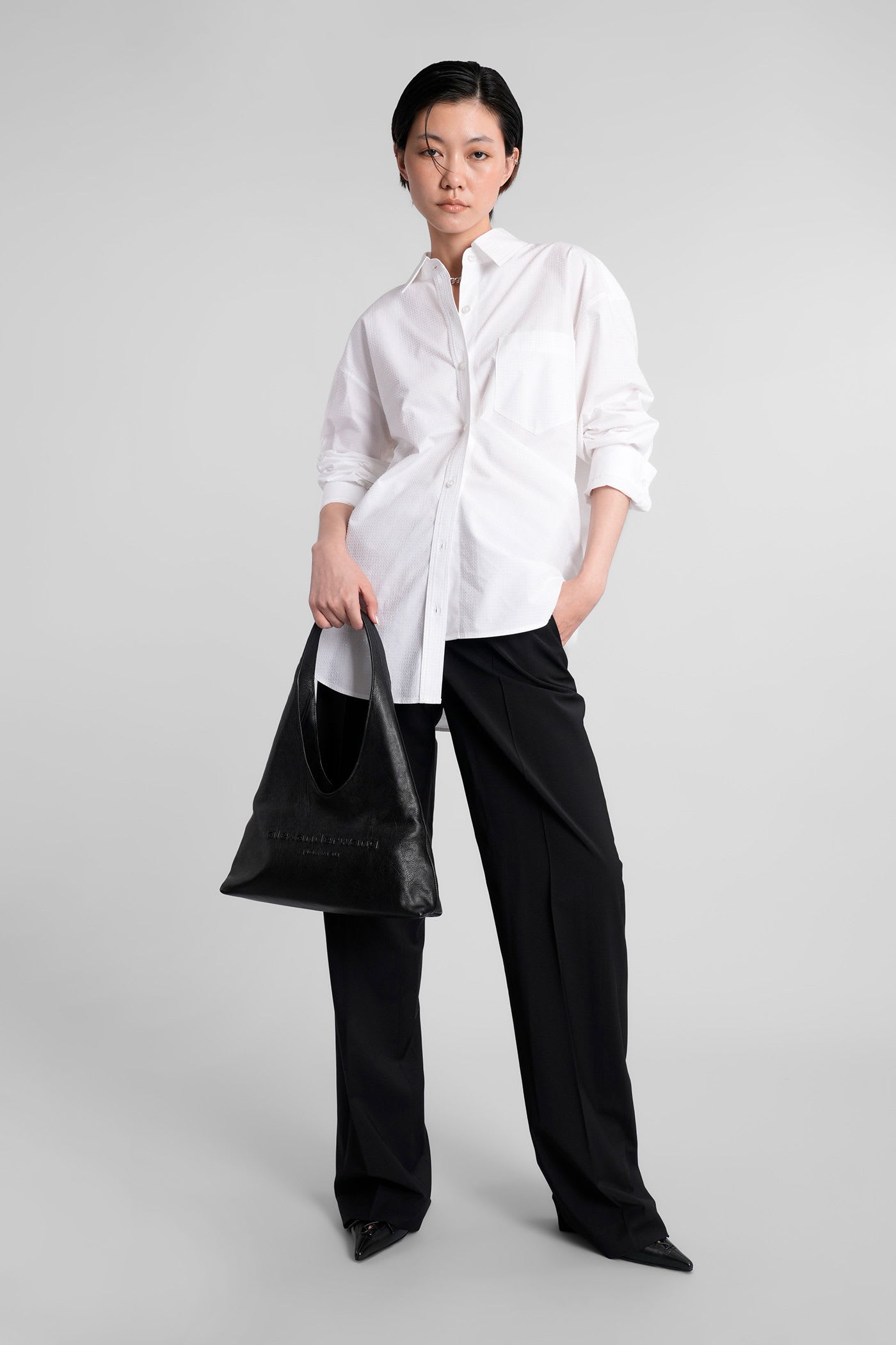 Alexander Wang Shirt In White Cotton In White