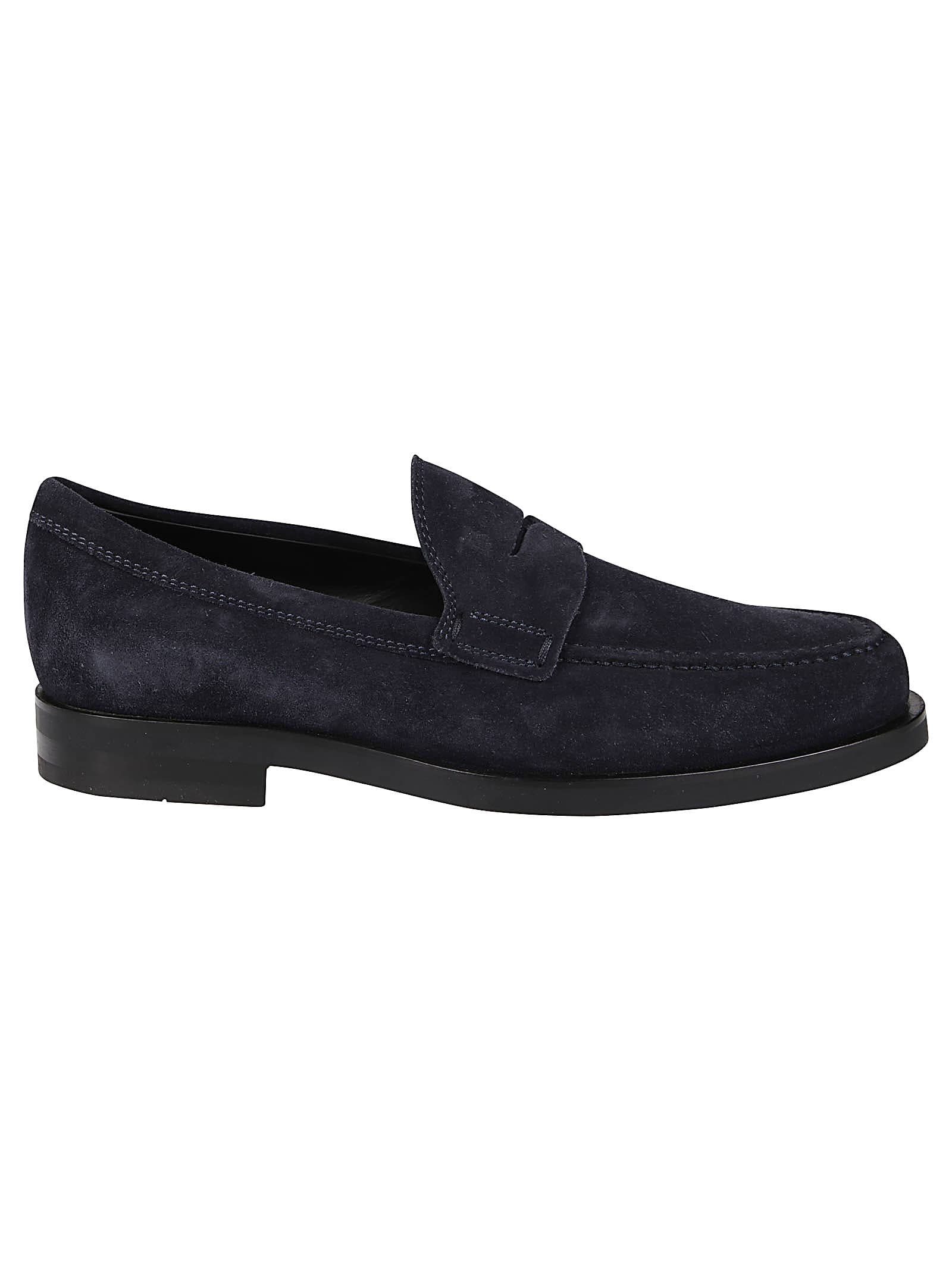Shop Tod's Formal Loafers In Blue