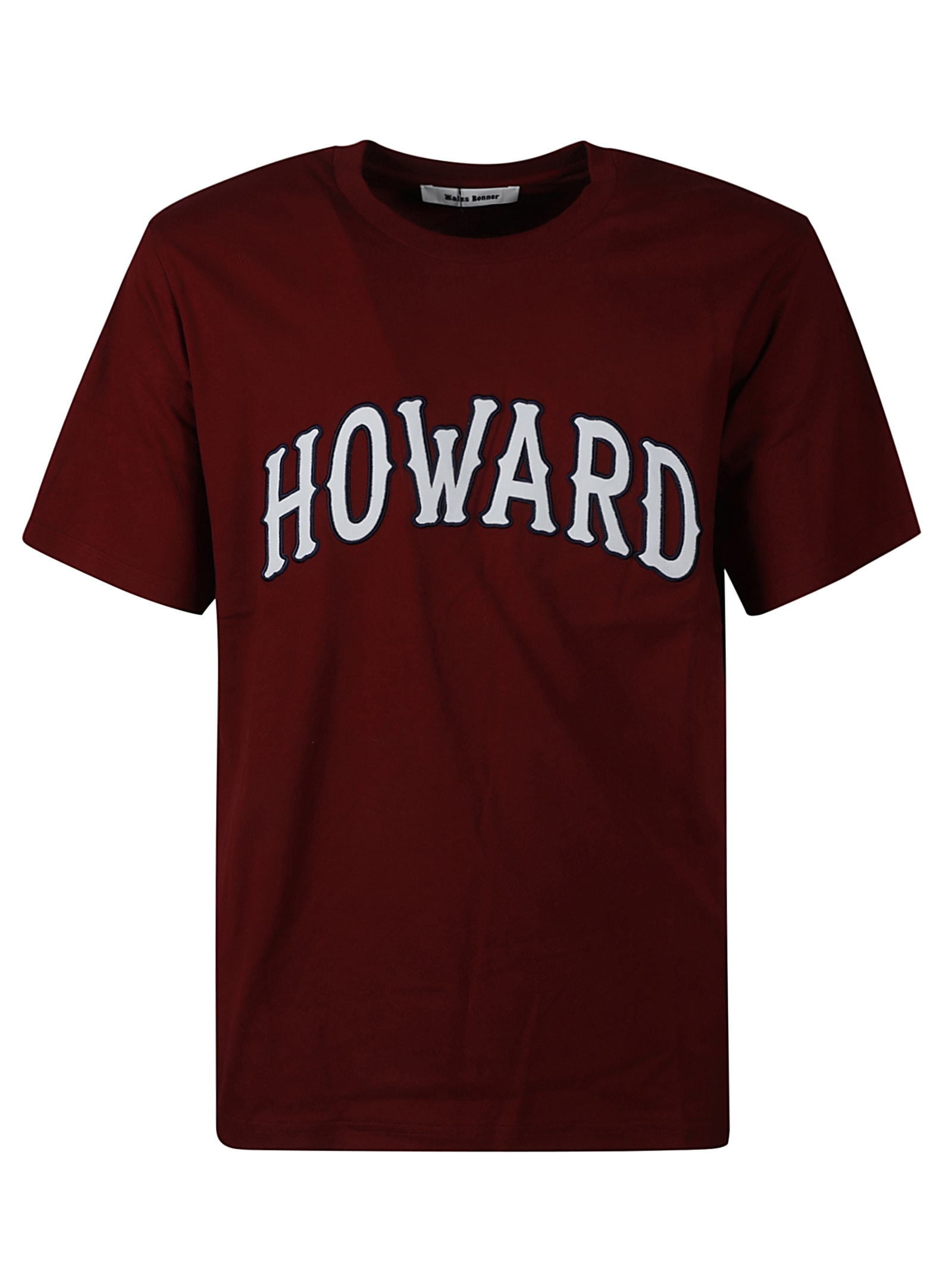 Shop Wales Bonner Howard T-shirt In Bordeaux