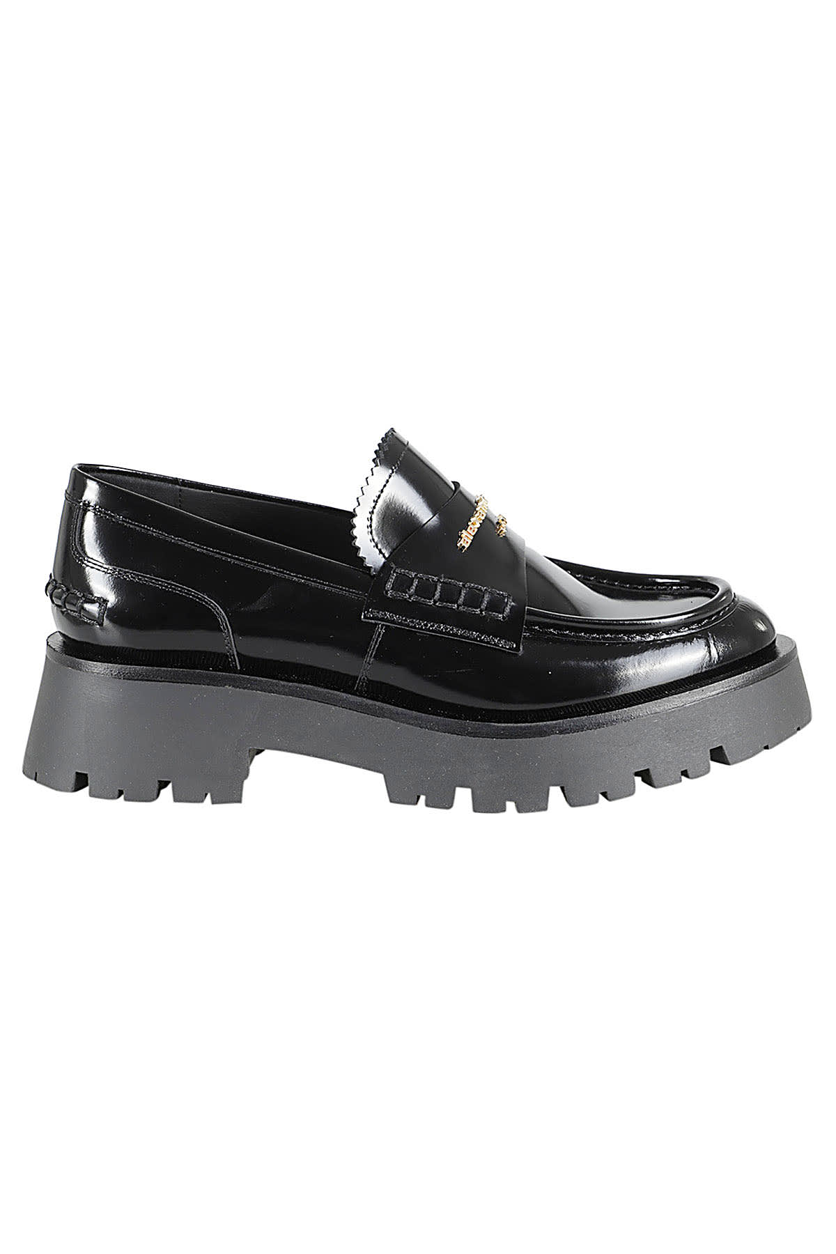 Shop Alexander Wang Carter Lug Loafer In Black