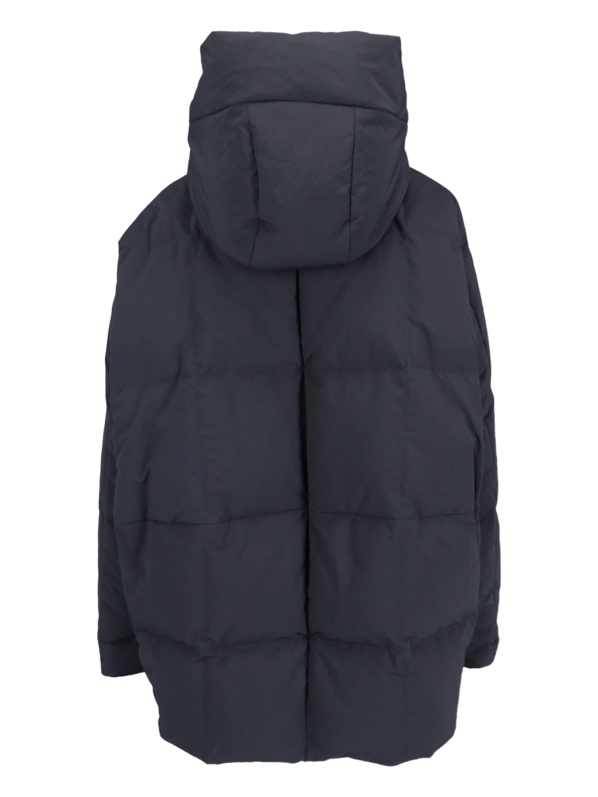 Shop Jil Sander Hooded Down Jacket In Black