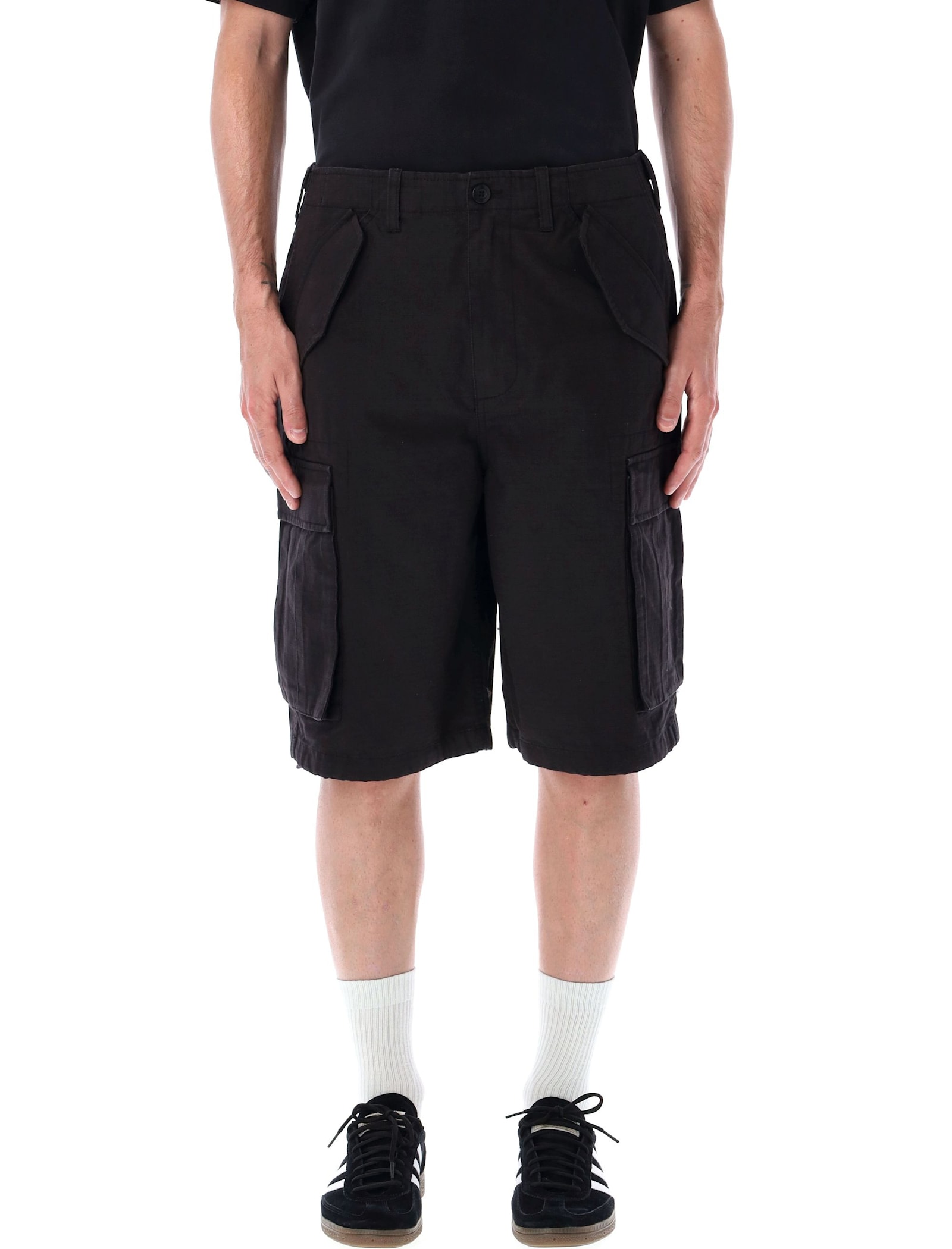 Stussy Cargo Shorts Ripstop In Black