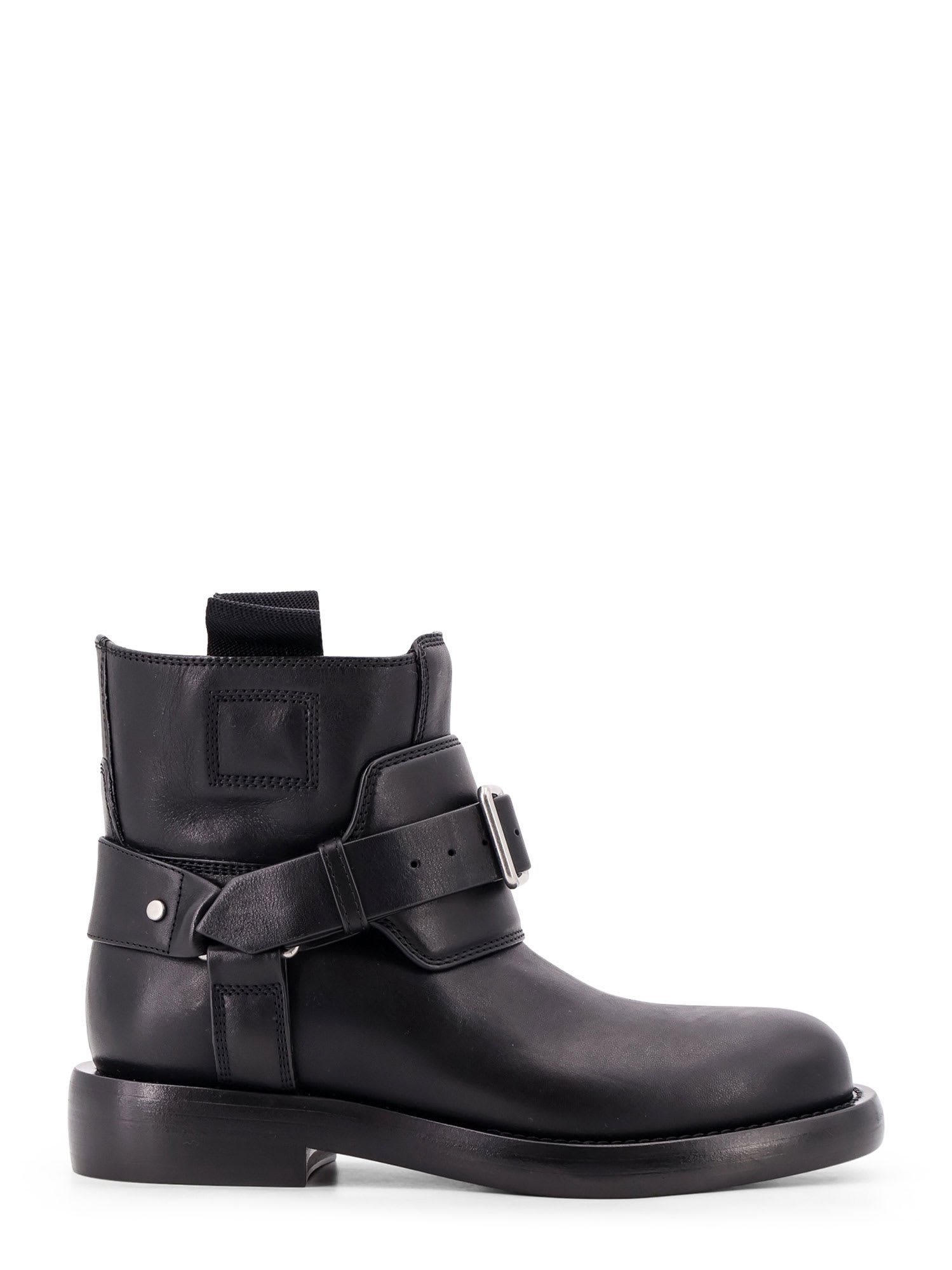 Shop Burberry Cobble Boots In Black