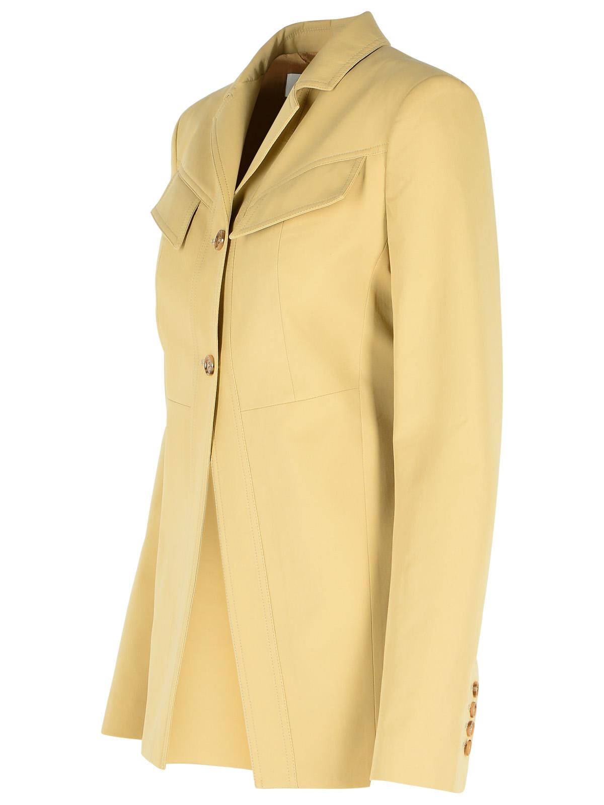 Off-white 'toybox' Jacket Featuring Belted Waist In Beige