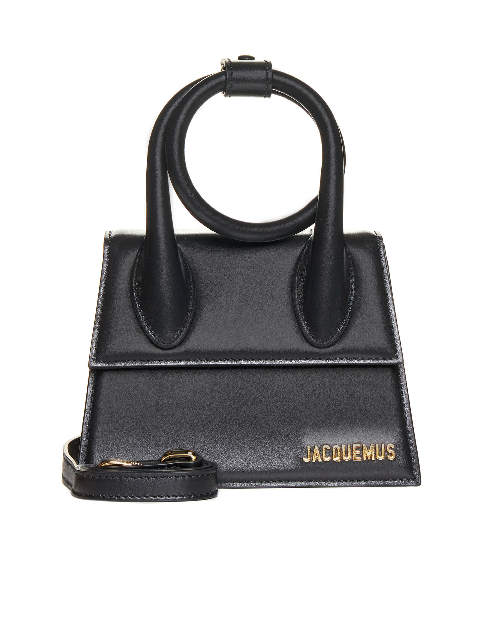 Shop Jacquemus Tote In Black