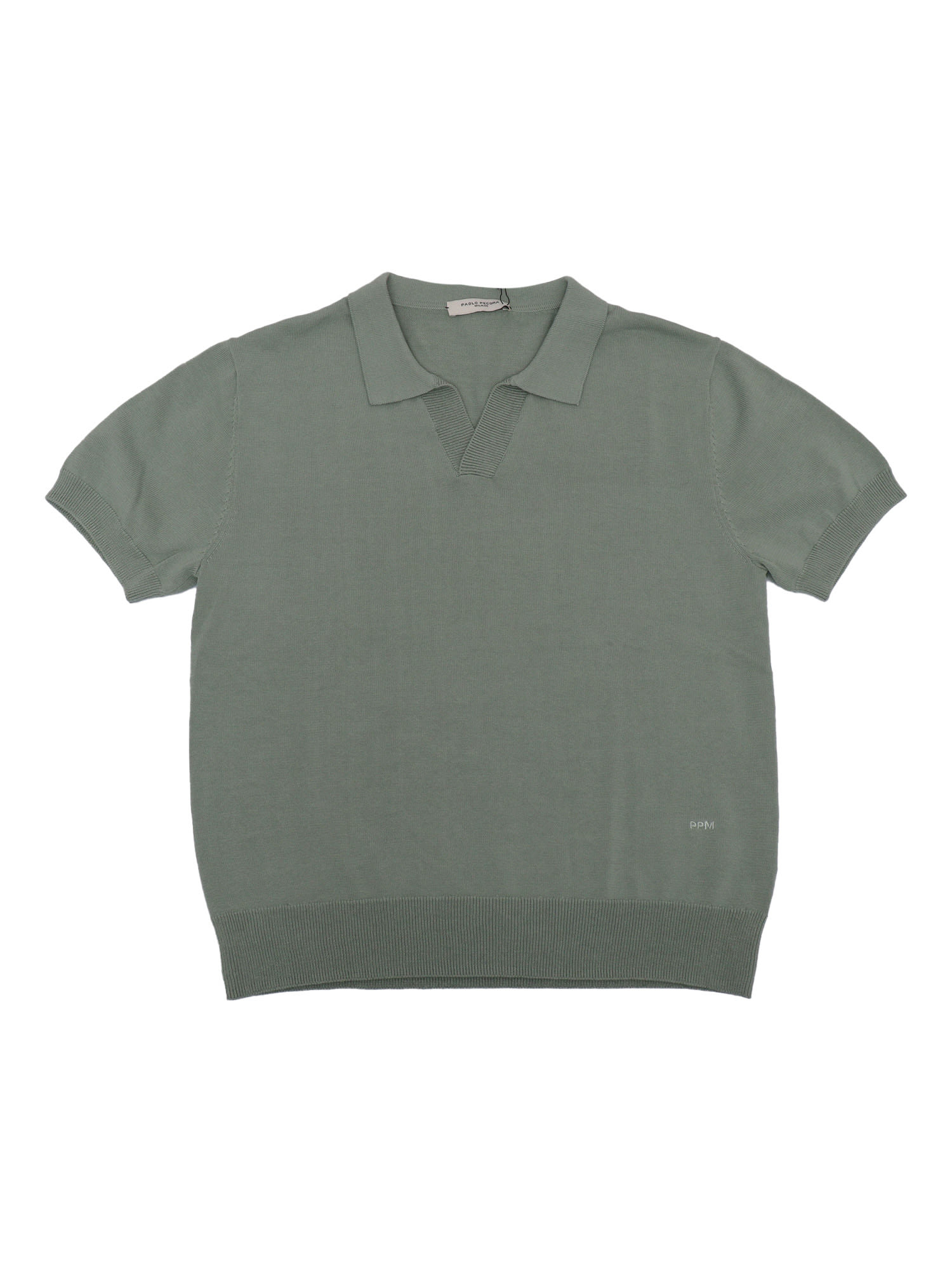 Paolo Pecora Kids' Boy Short Sleeve Polo In Gray