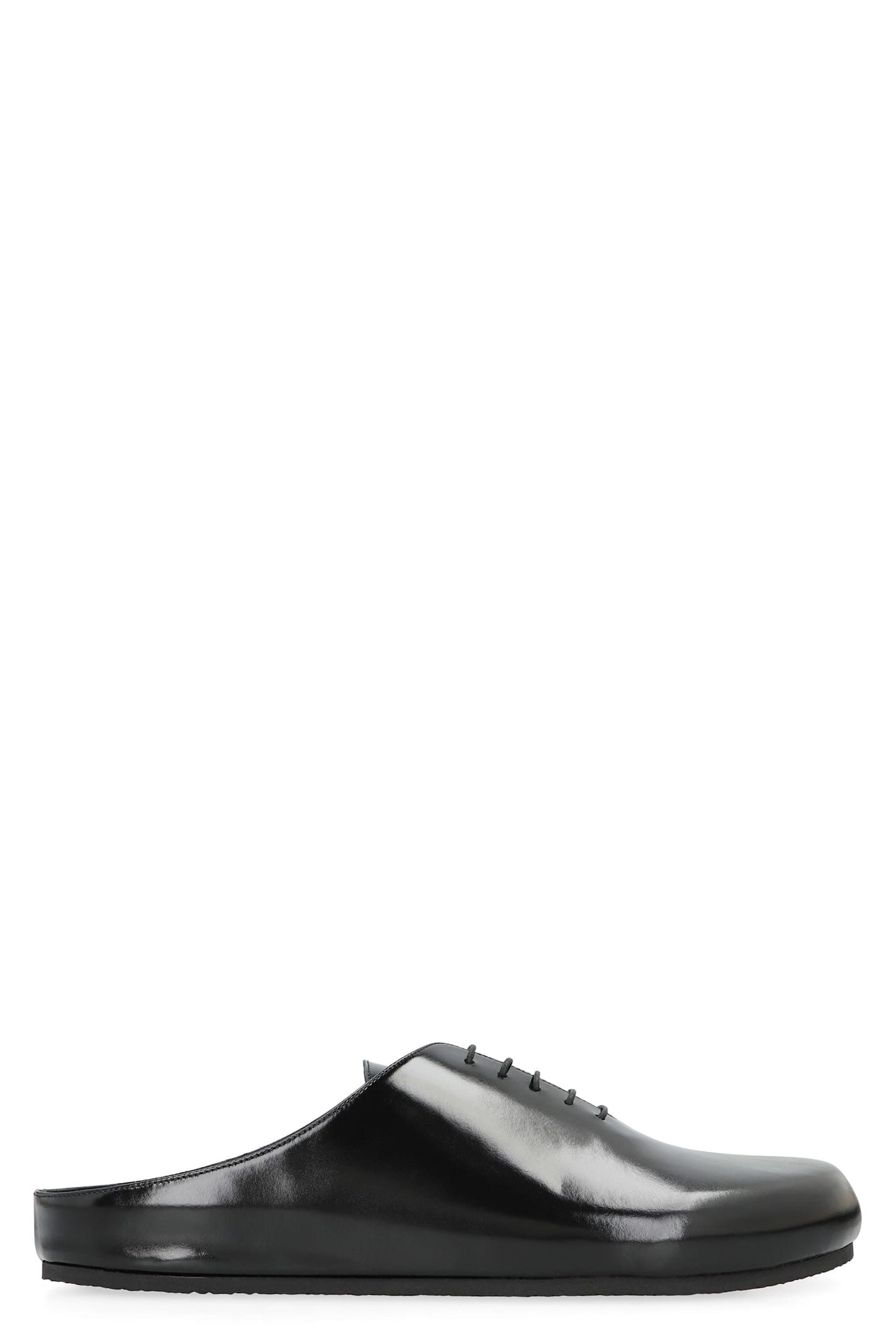Jacquemus Mules Derby Shoes In Leather In Black