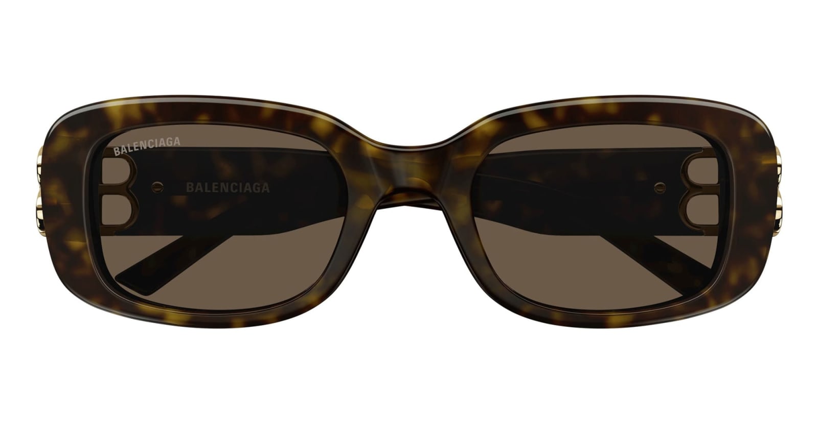 Shop Balenciaga Bb0310sk-002 - Tortoise Sunglasses