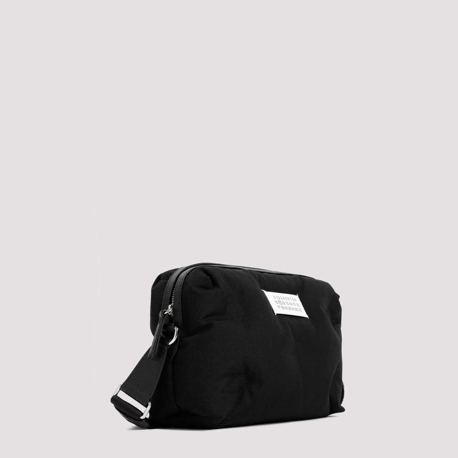 Shop Maison Margiela Camera Canvas Bag In Black