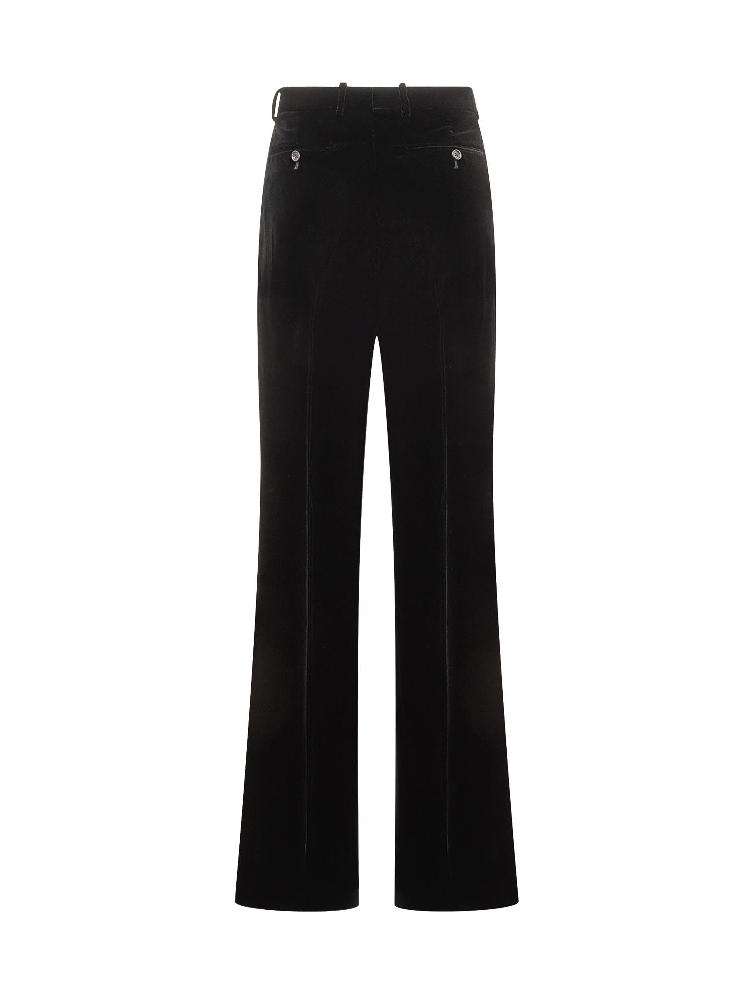 Shop Tom Ford Woven Trousers In Black