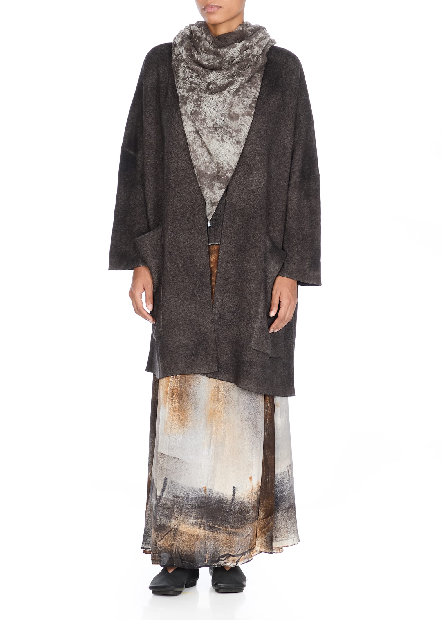 Avant Toi Cashmere Scarf In Multi