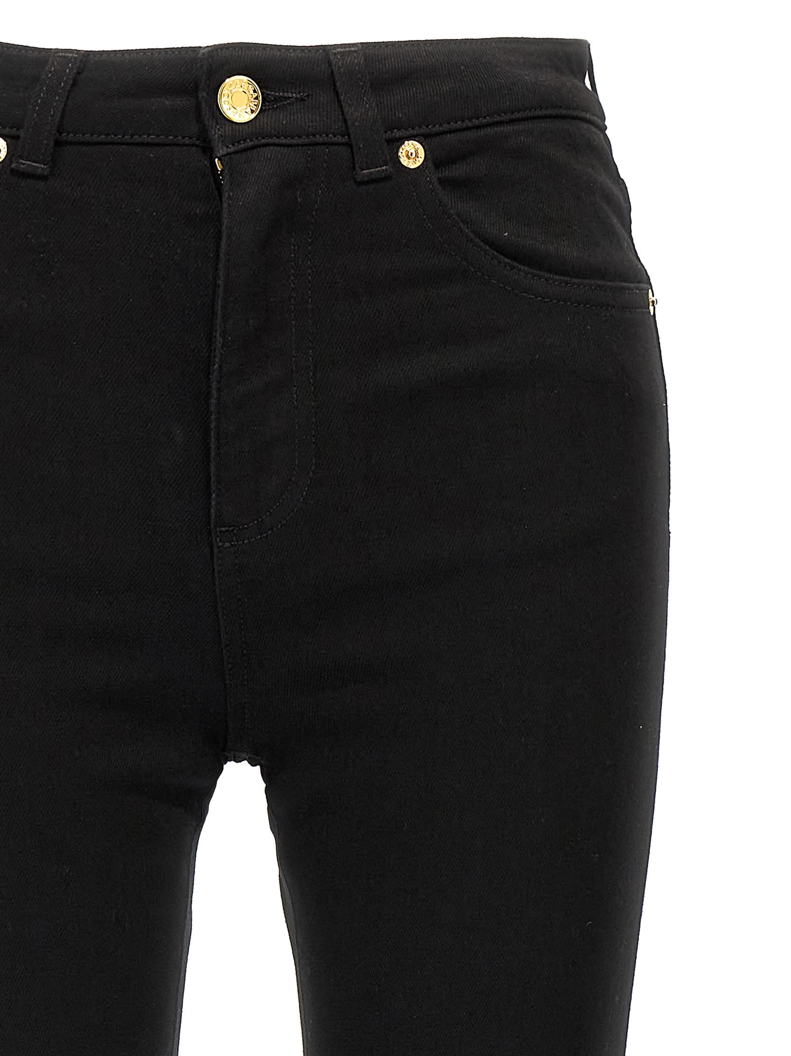 Dolce & Gabbana 5-pocket Trousers Featuring Belt Loops In Black