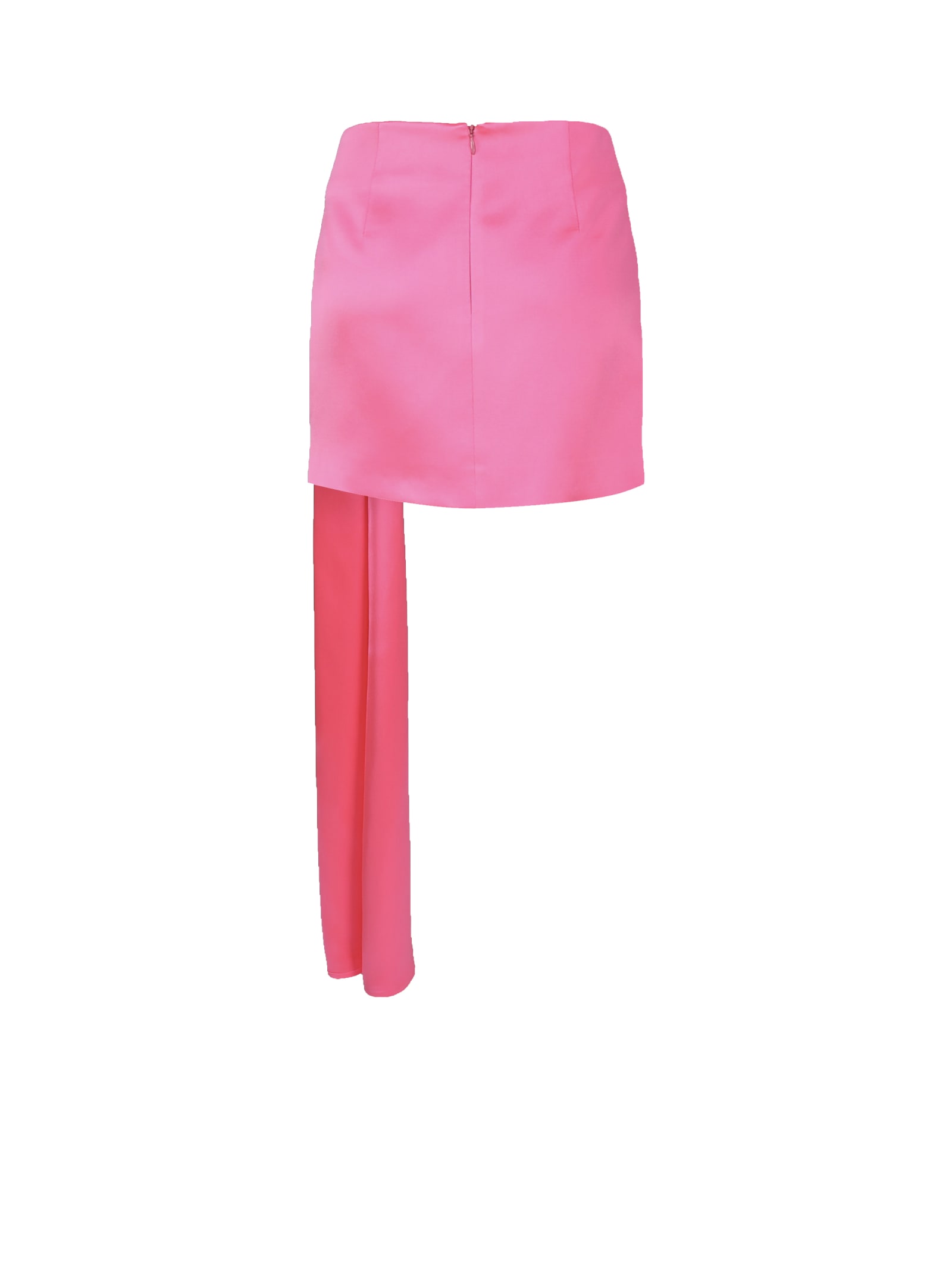 Shop Magda Butrym Floral Print Mini Skirt In Pink
