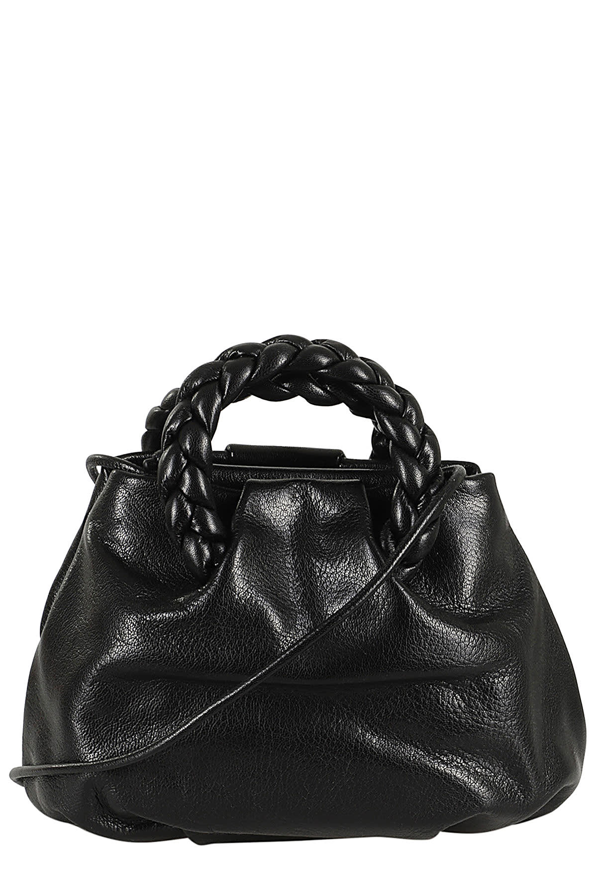 Shop Hereu Bombon M Supple Shiny In Black