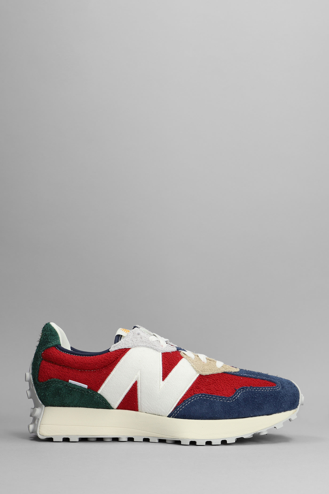 New Balance 327 Sneakers In Red Synthetic Fibers